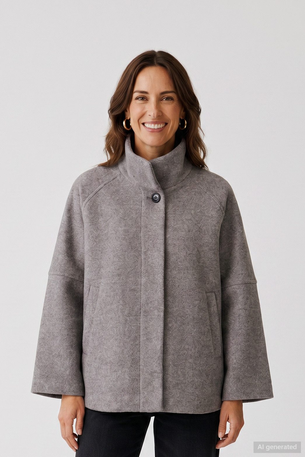 Barbara Lebek Wolljacke warme Jacke in modernem Stil