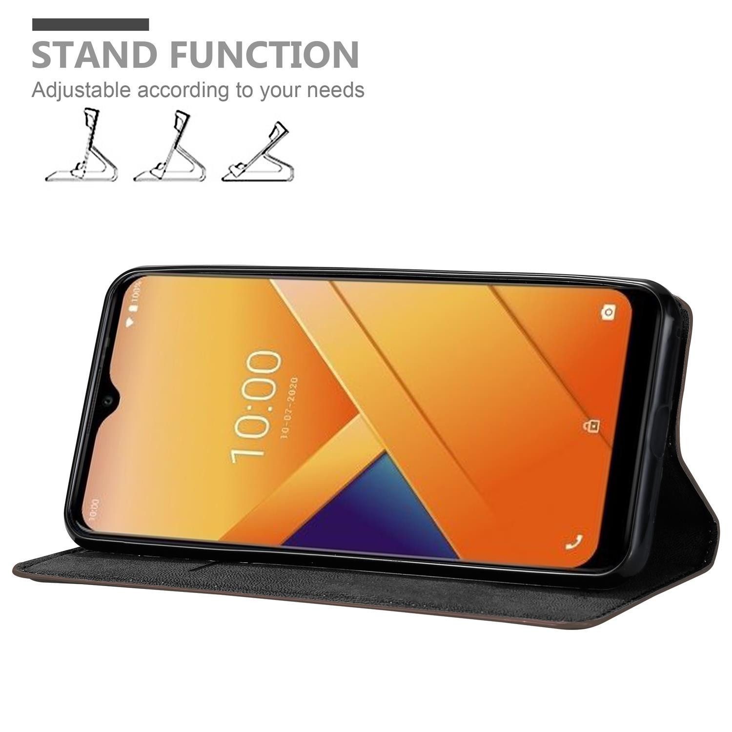 Cadorabo Handyhülle für WIKO Y81 Hülle WIKO Y81, Hülle Schutzhülle mit Standfunktion, Magnetverschluss und Kartenfach