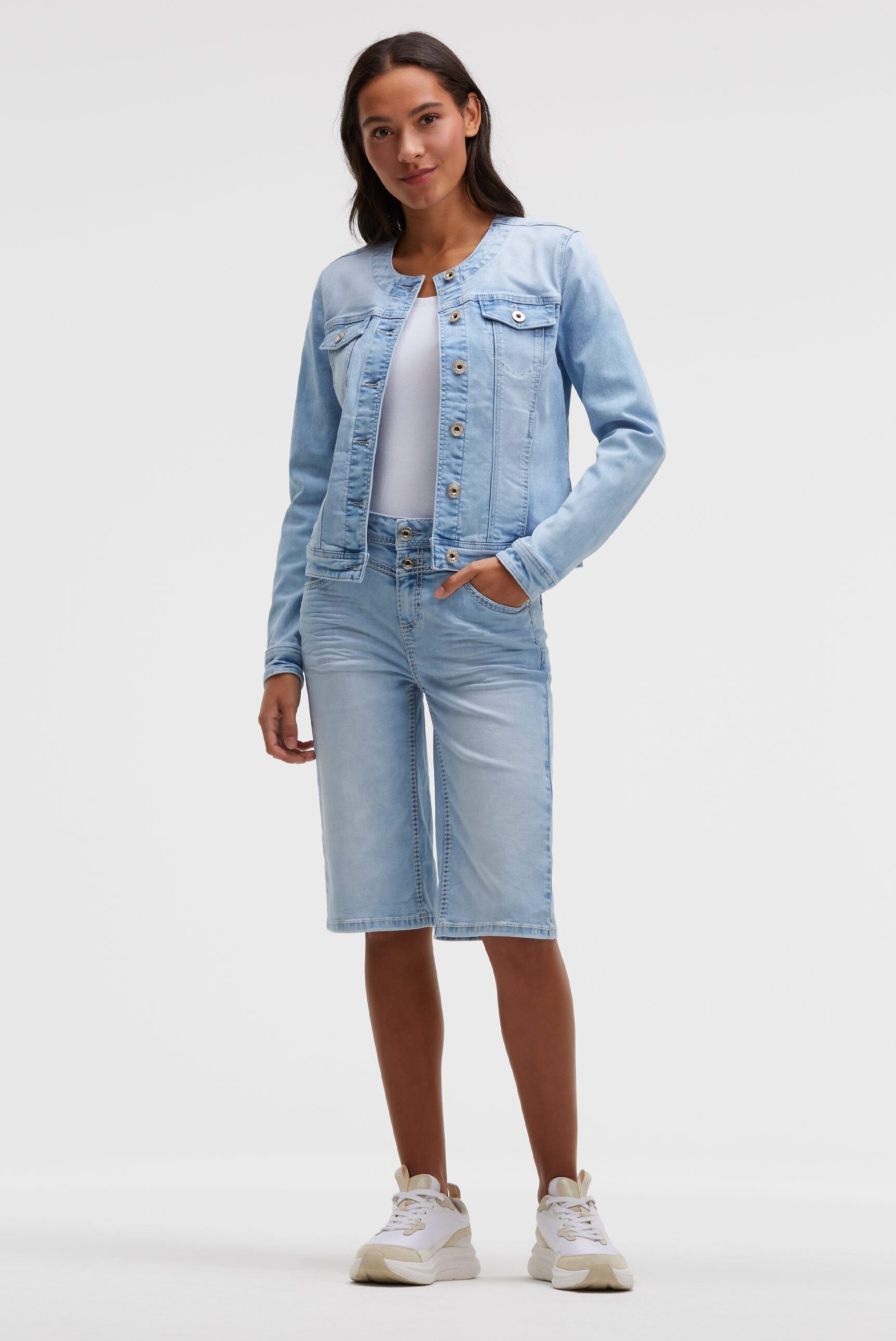 SOCCX Jeansjacke mit Brusttaschen
