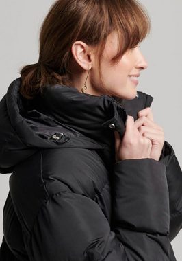 Superdry Steppmantel LONGLINE HOODED PUFFER COAT