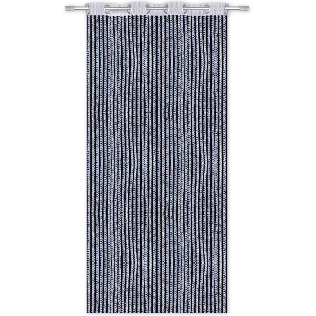 Arsvita Fadenvorhang Trennvorhang Dekoschal Gardine Metall-Optik Ösen 140 c günstig online kaufen