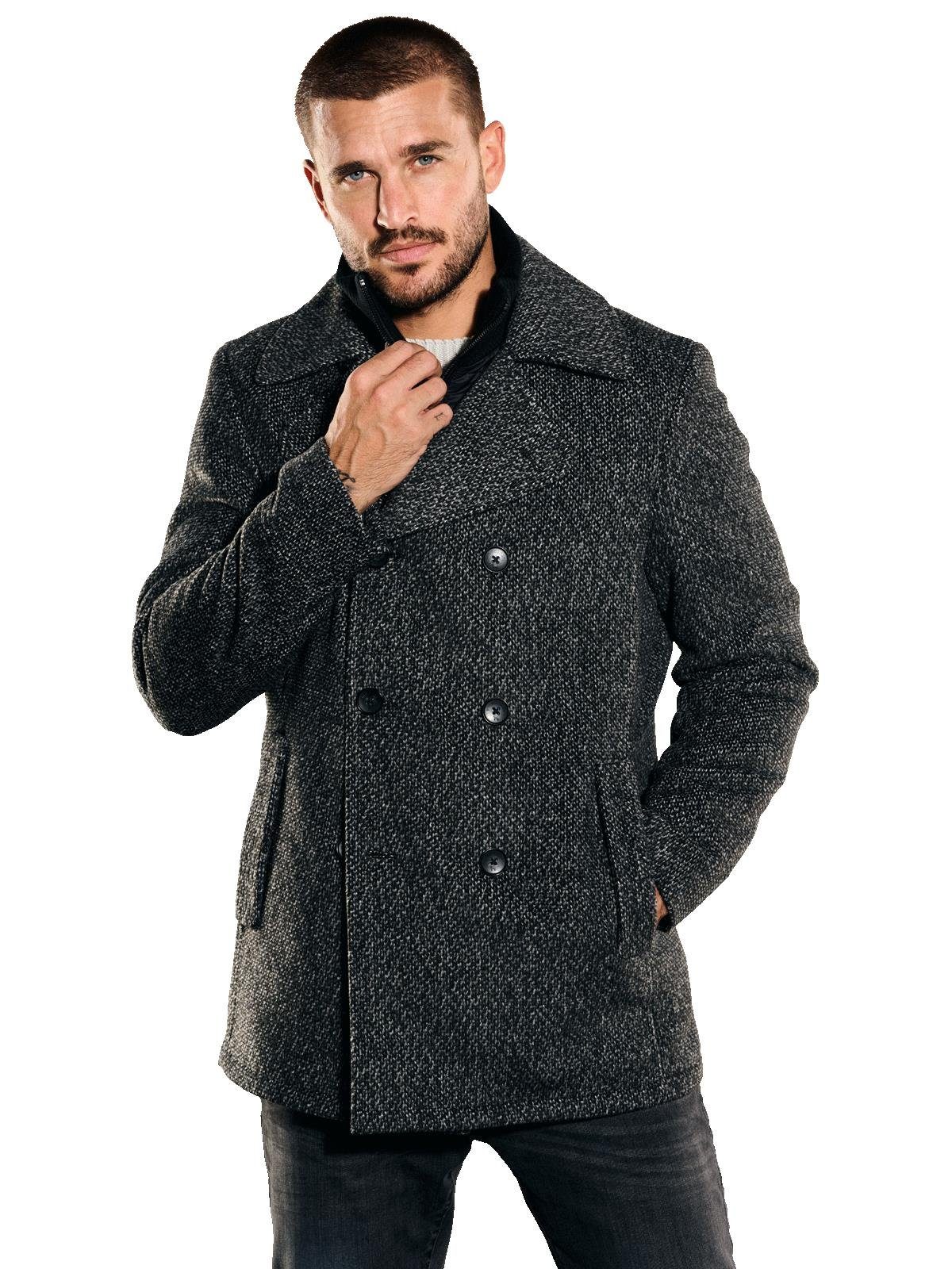 emilio adani Langjacke emilio adani Herren Mantel regular, Anthrazit günstig online kaufen