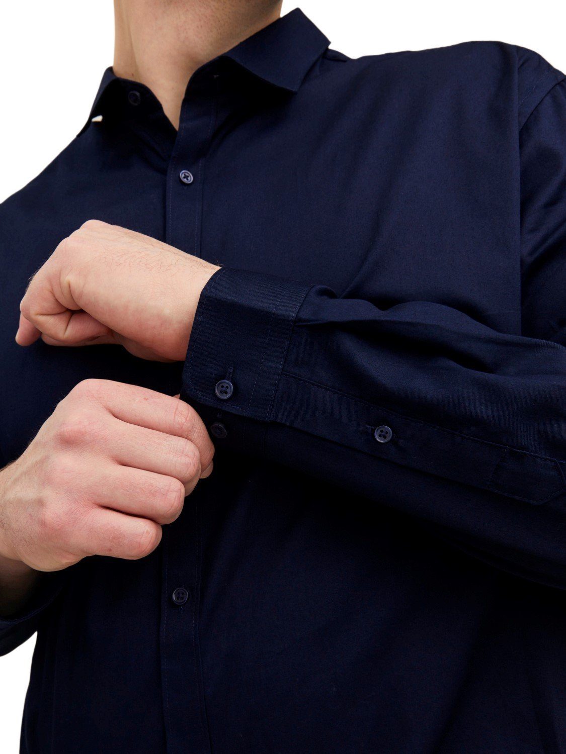 Jack & Jones Herren Freizeit Hemd JPRBLACARDIFF Relaxed Fit Plussize günstig online kaufen