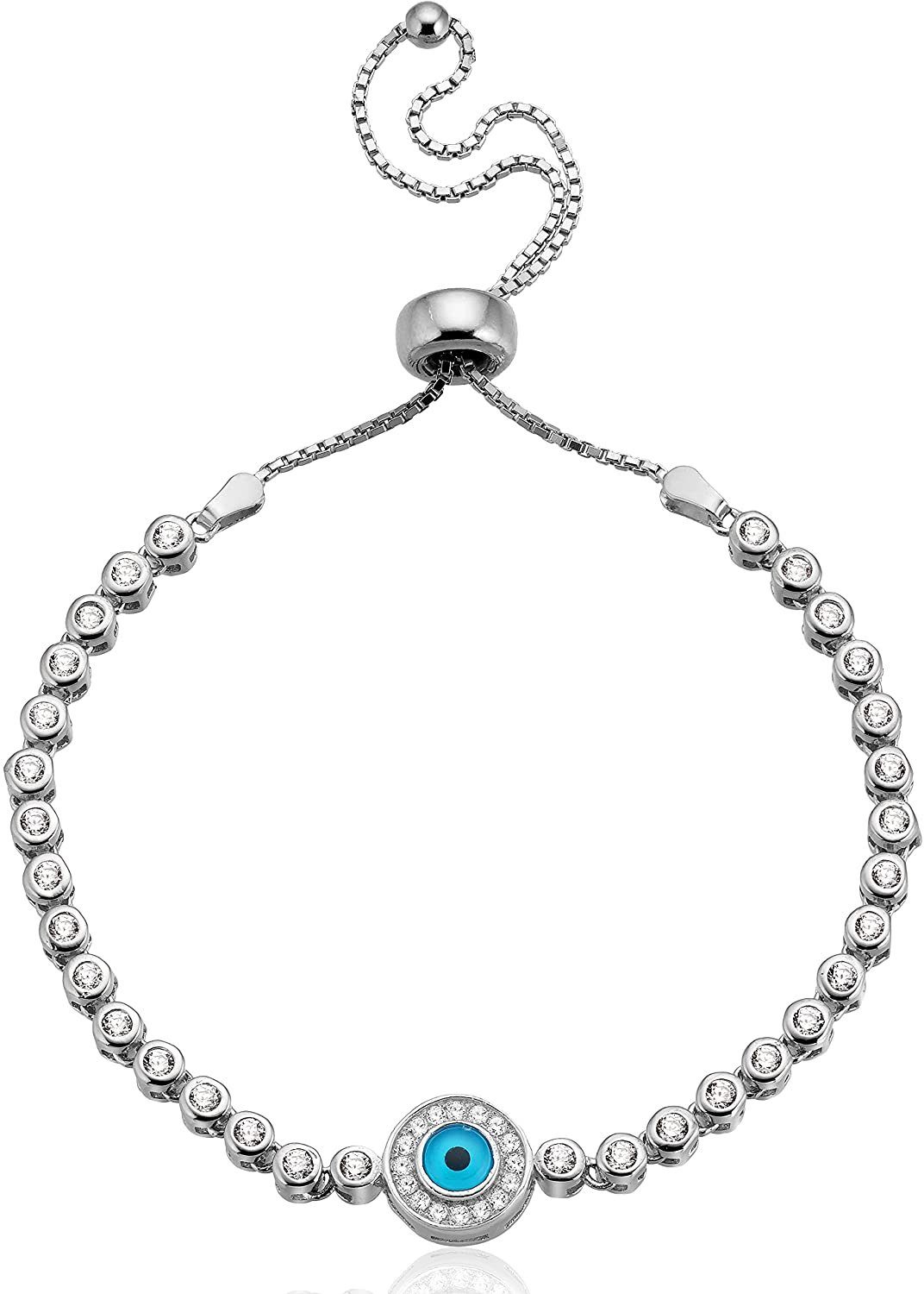 Karisma Silberarmband Damen Silber 925 Nazar Auge 32 Zirkonia Steine Länge günstig online kaufen
