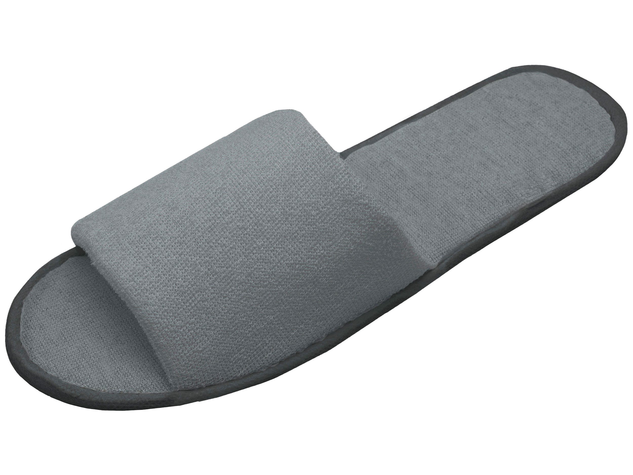 ZOLLNER Pantoffel (10-tlg) 100% Polyester, vom Hotelwäschespezialisten