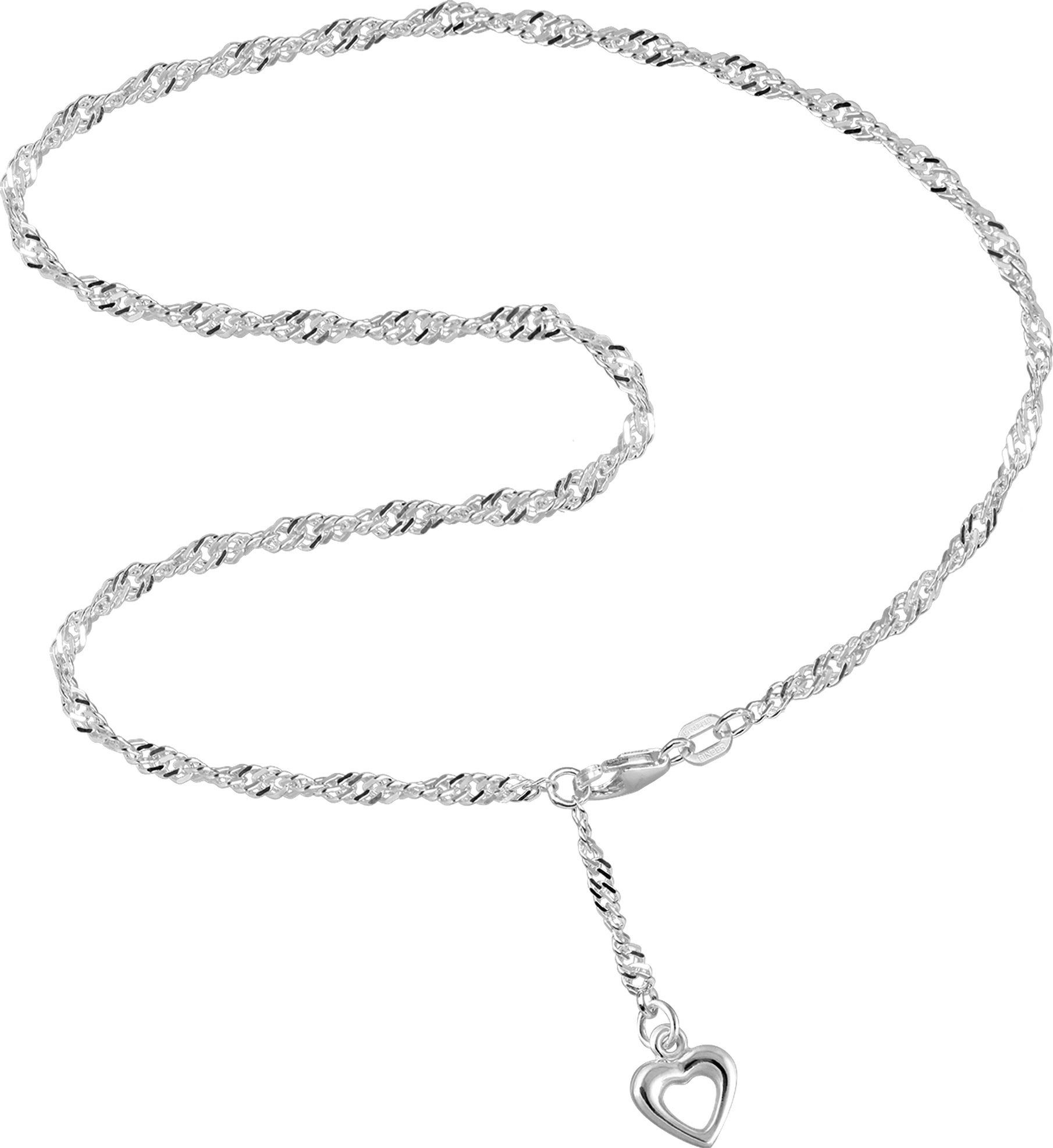 SilberDream Fußkette mit Anhänger SilberDream Fußkette Silber 925, Damen Fu günstig online kaufen