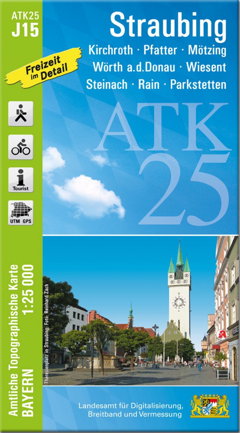 ATK25-J15 Straubing (Amtliche Topographische Karte 1:25000) / diverse