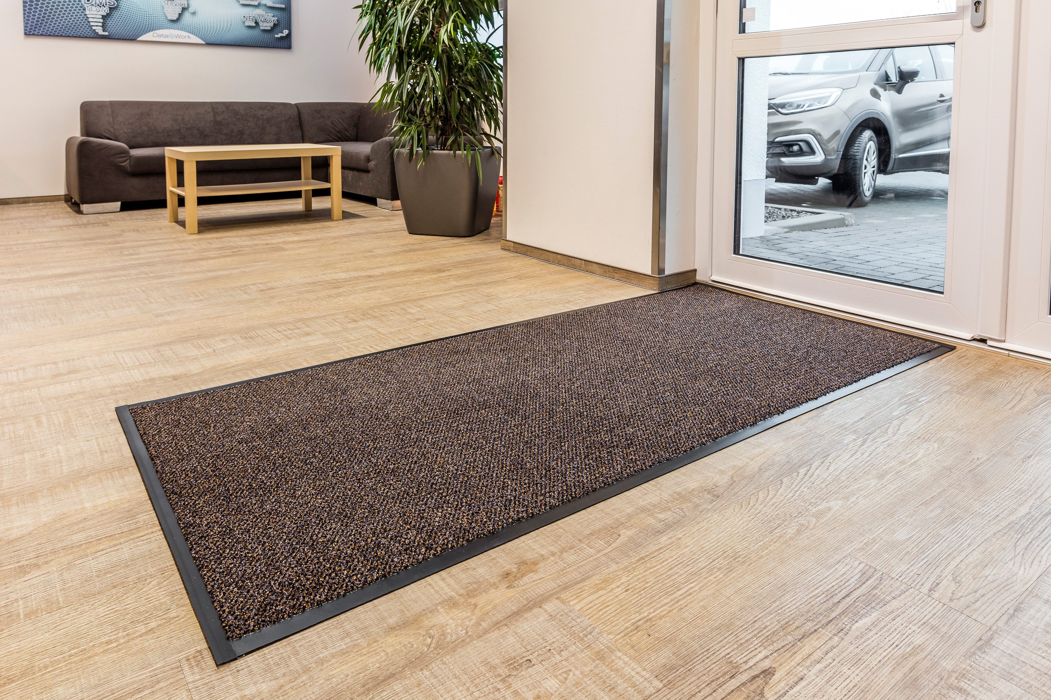ASTRA Fußmatte Graphit 635, rechteckig, Höhe: 8 mm, Schmutzfangmatte, In -und Outdoor geeignet
