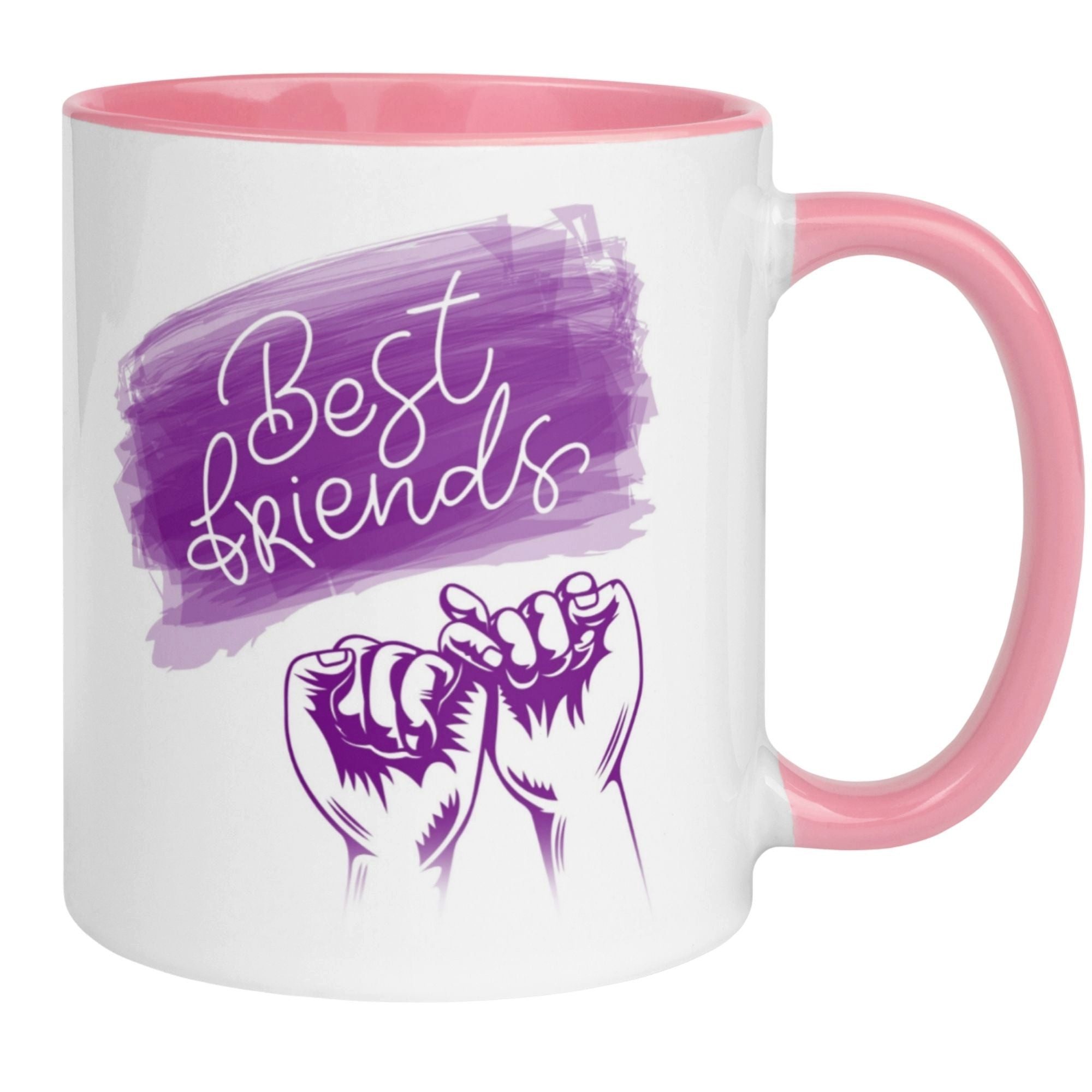 Momentals Tasse Freundschaft – „Pinky Promise“ – Geschenk Becher Beste Freundinnen, Gratis Versand · Links-&Rechtshänder · Spülmaschinenfest
