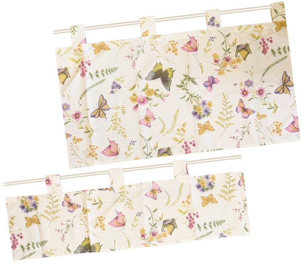 matches21 HOME & HOBBY Scheibengardine Scheiben-Gardine Landhaus-Stil Schme günstig online kaufen