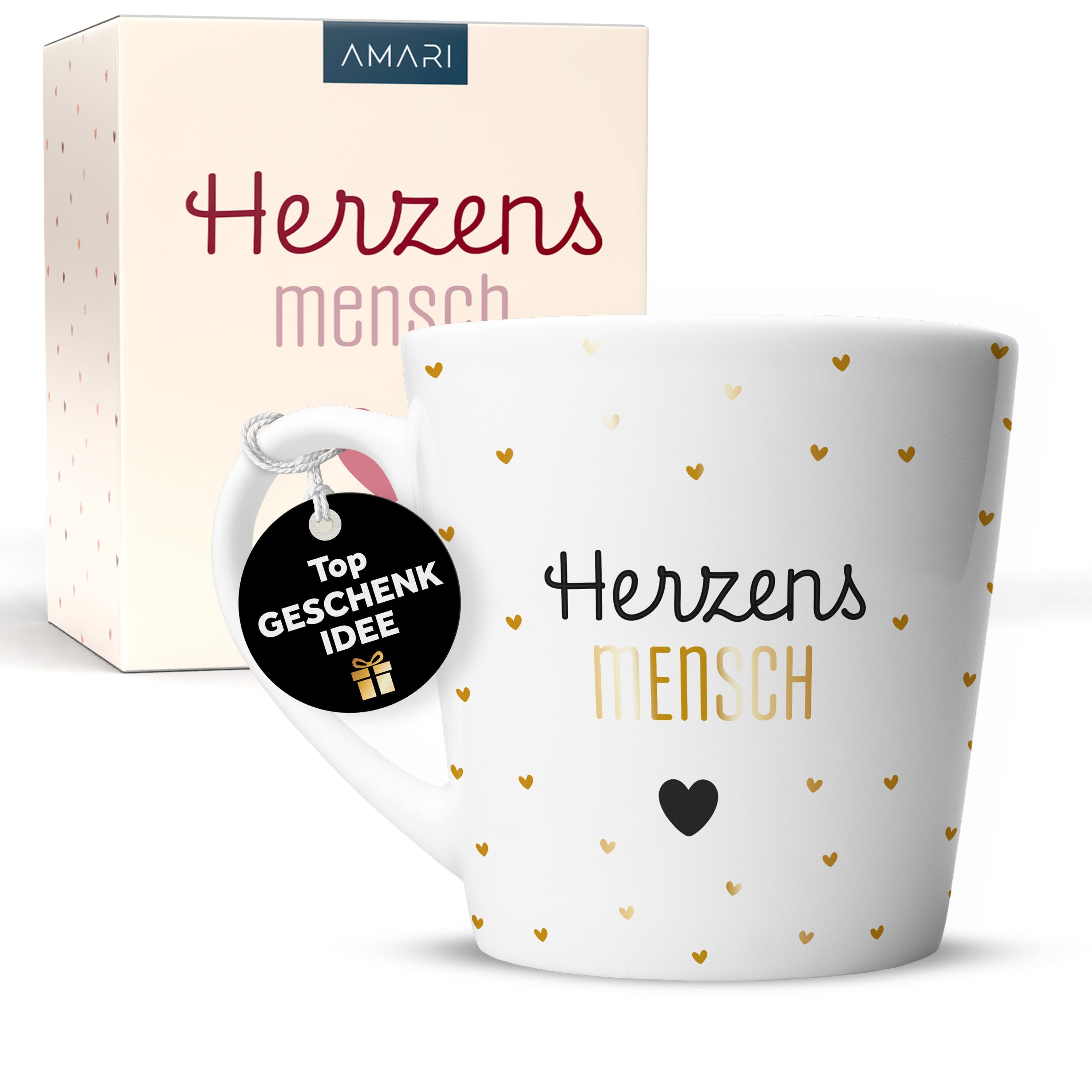 Amari Tasse AMARI® Tasse Nr. 21 – „Herzensmensch“ – Geschenk