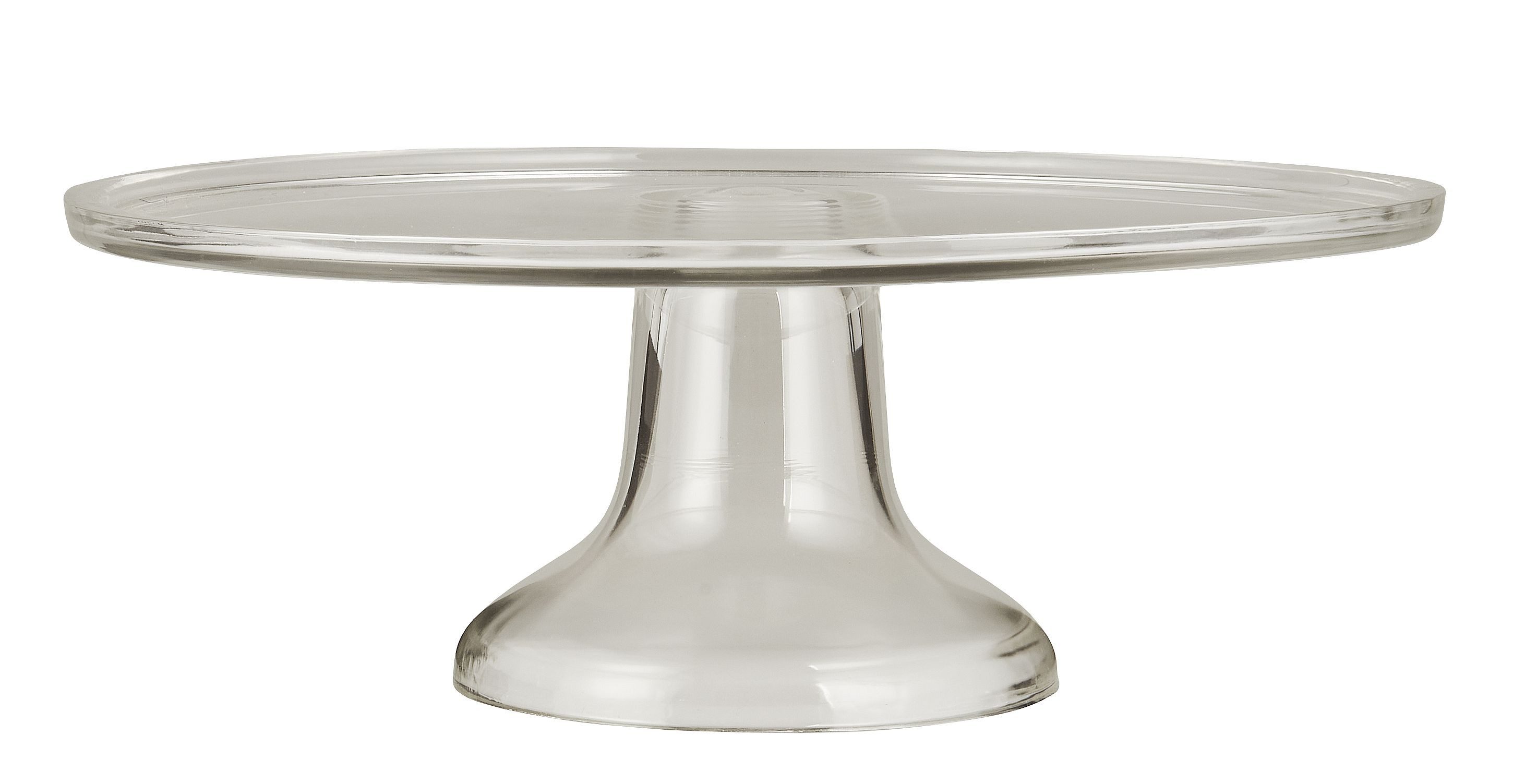 Ib Laursen Tortenplatte Ib Laursen - Tortenplatte Kuchenplatte aus Glas mit Fuß 8720-00, Glas