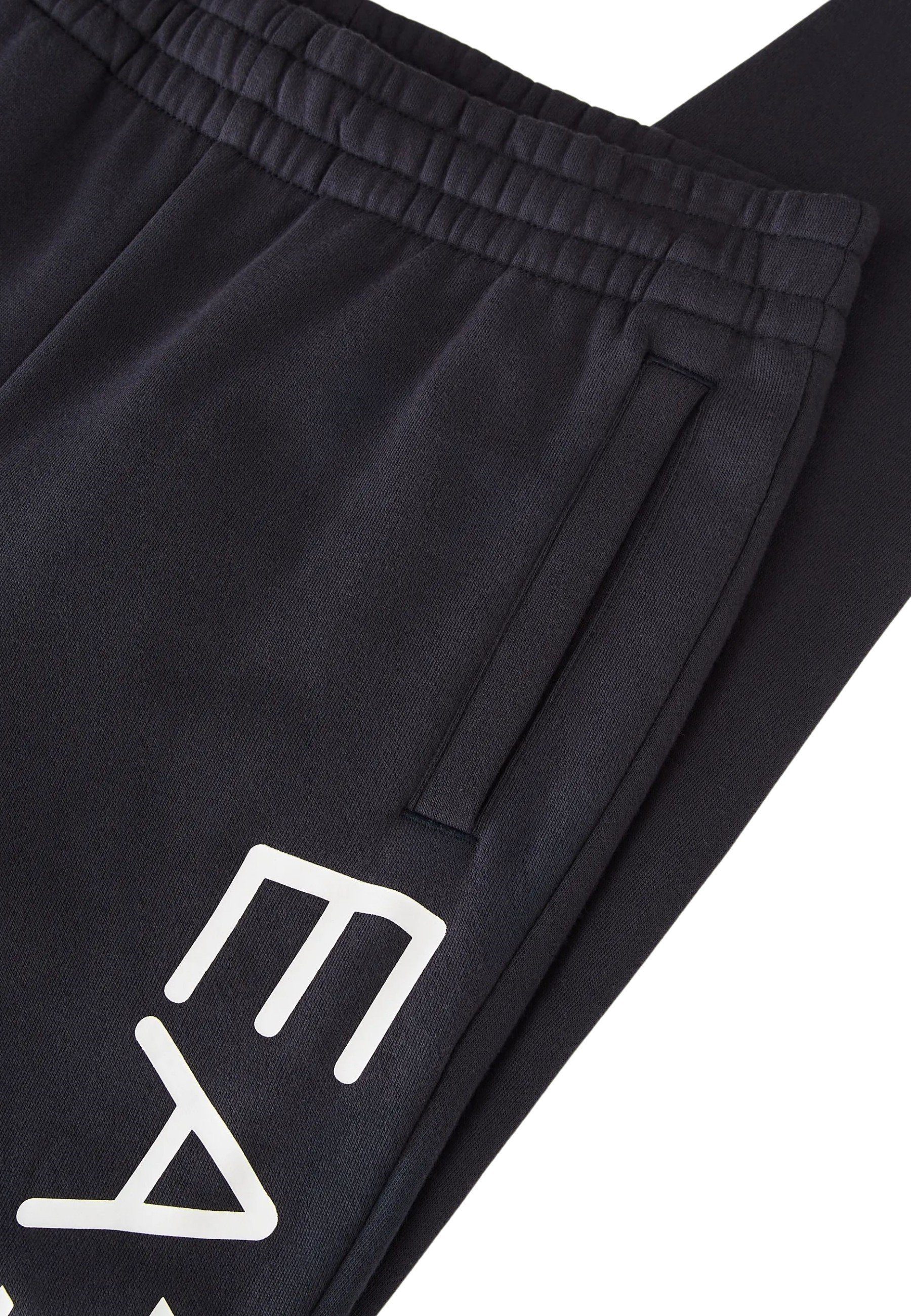 Emporio Pants Hose (1-tlg) Sweathose Series Eingrifftaschen Armani mit Logo