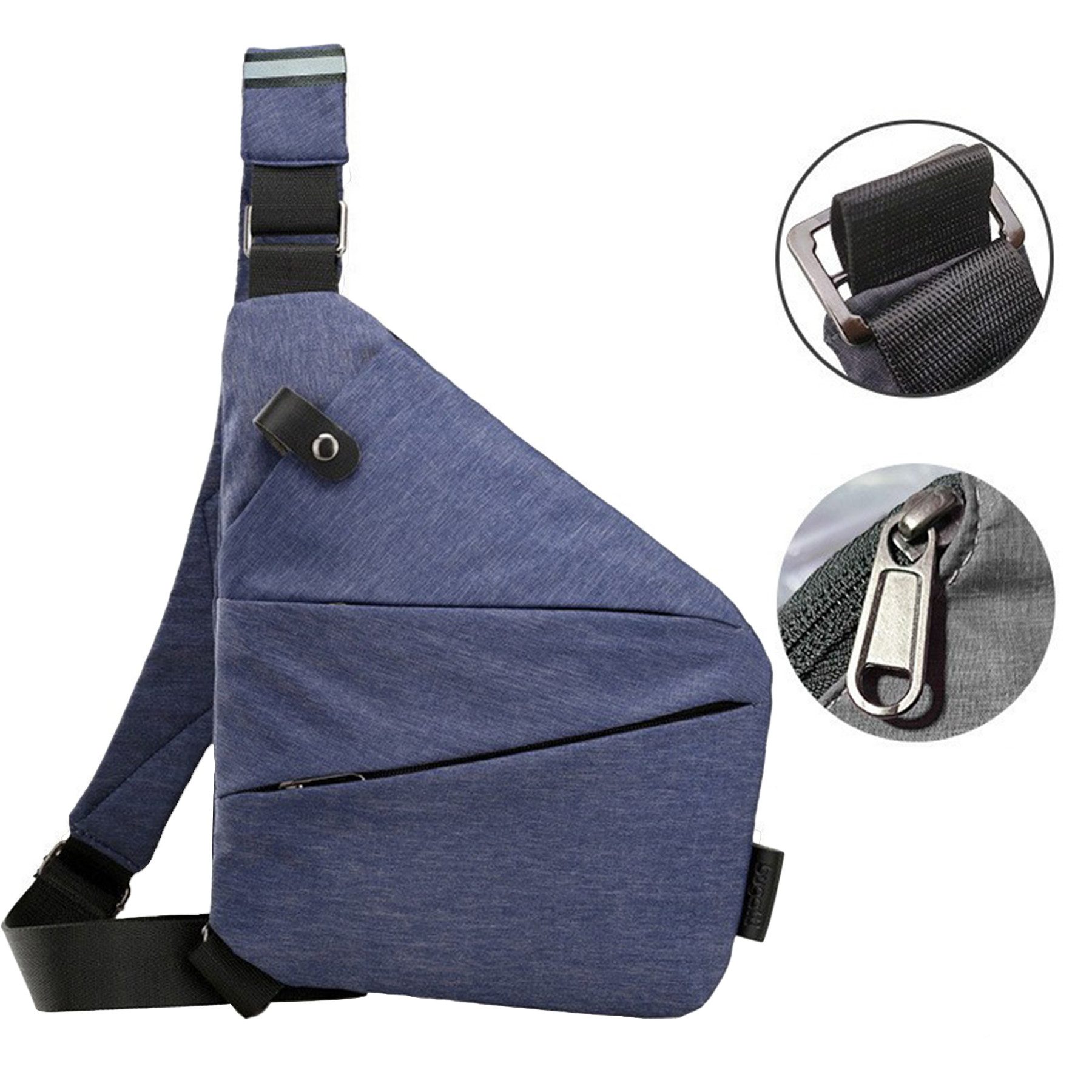 Mutig Umhängetasche Strandtasche Herren Wasserfeste Mini Bauchtasche Mehrere Сумки (Diebstahlsichere Reisetasche, Anti-Diebstahl Sling Bag Brusttasche, Wasserdichte Crossbag, Brusttasche Handytasche, Shoulder Bag Men), für Reisen Outdoor-Sportarten wandern,Männer&Frauen,linke Schulter