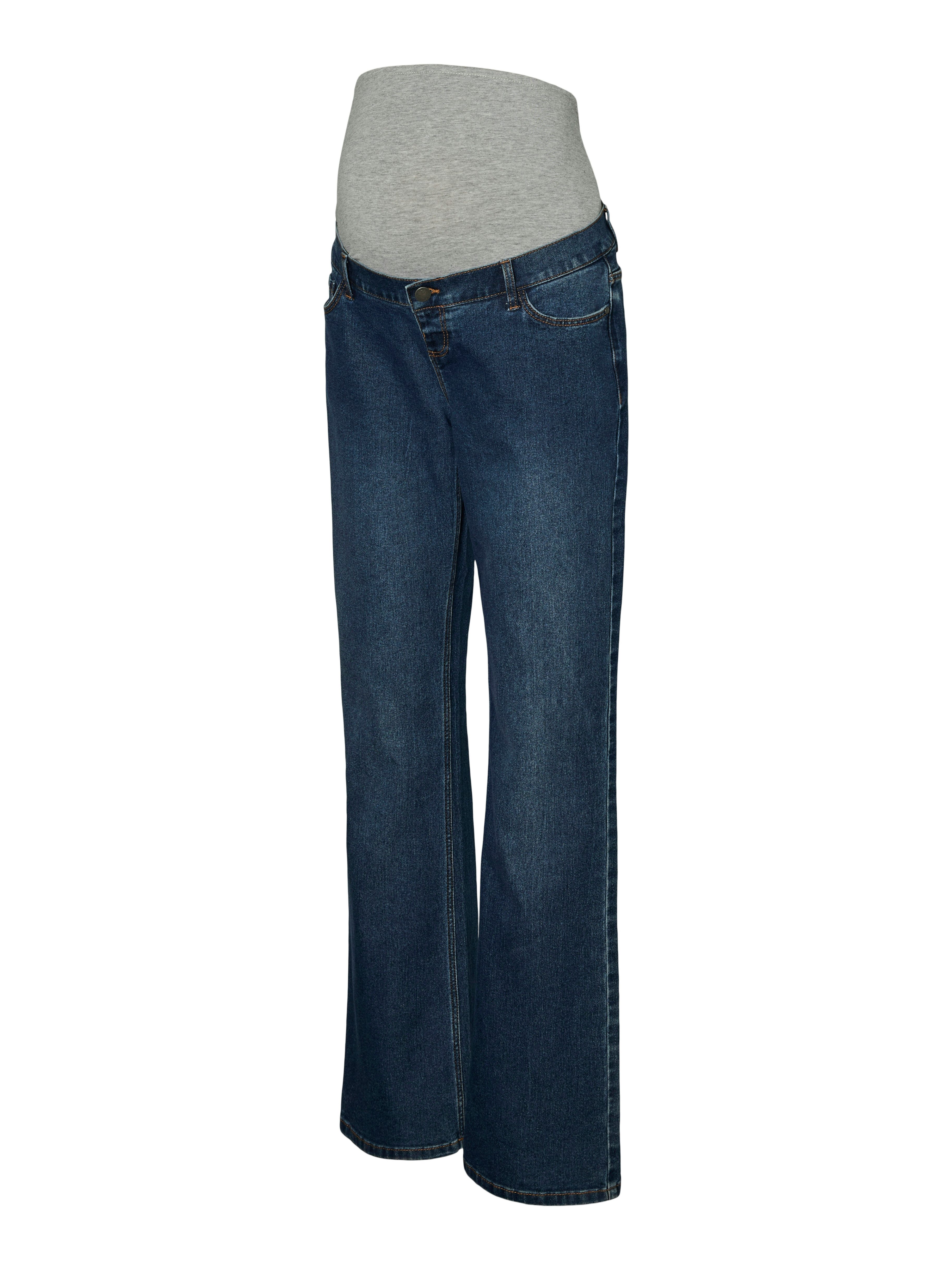 Umstandsjeans MLEDINA FLARED DB JEANS NOOS