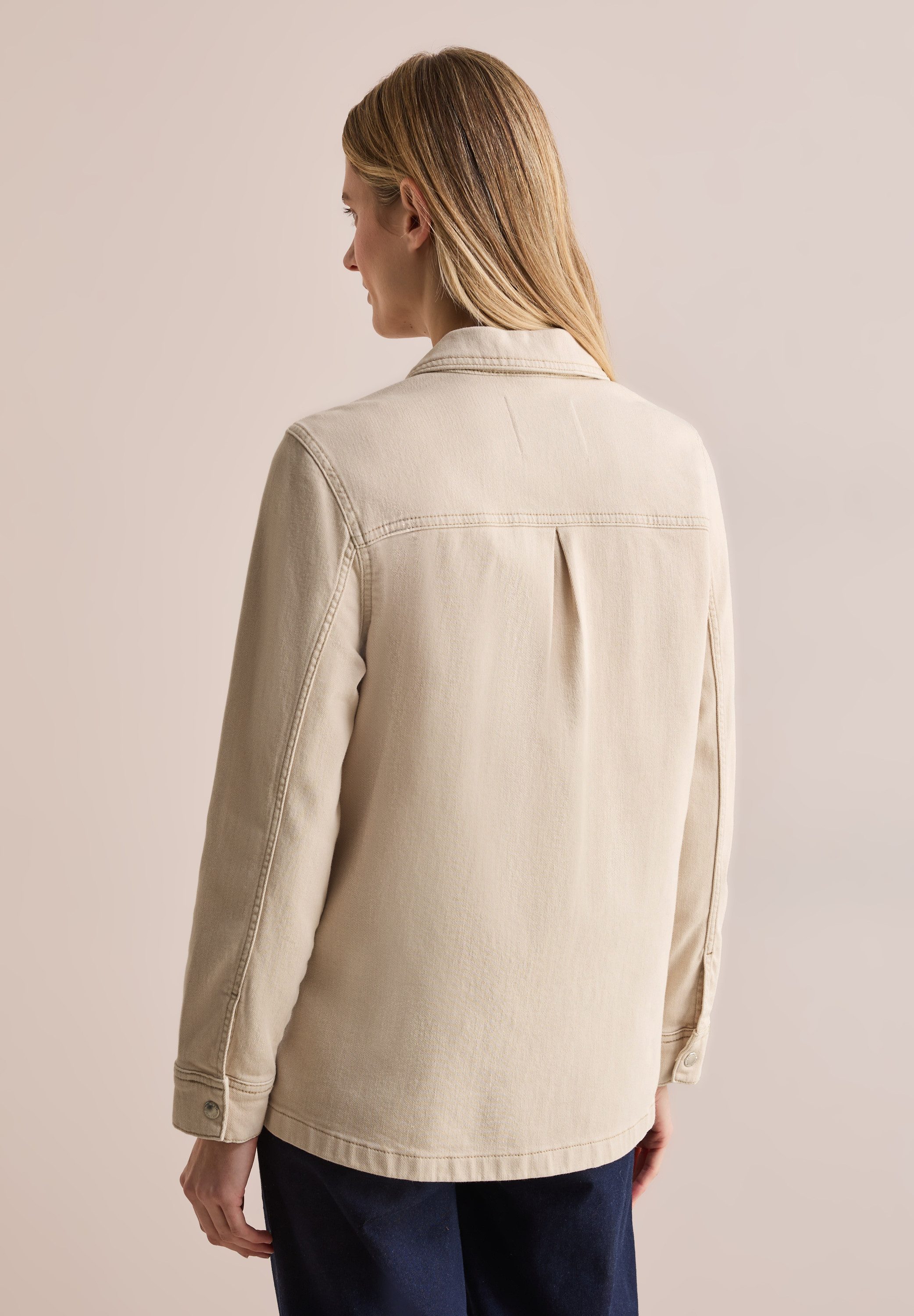 CECIL Jeansjacke aus Baumwolle mit Stretchanteil