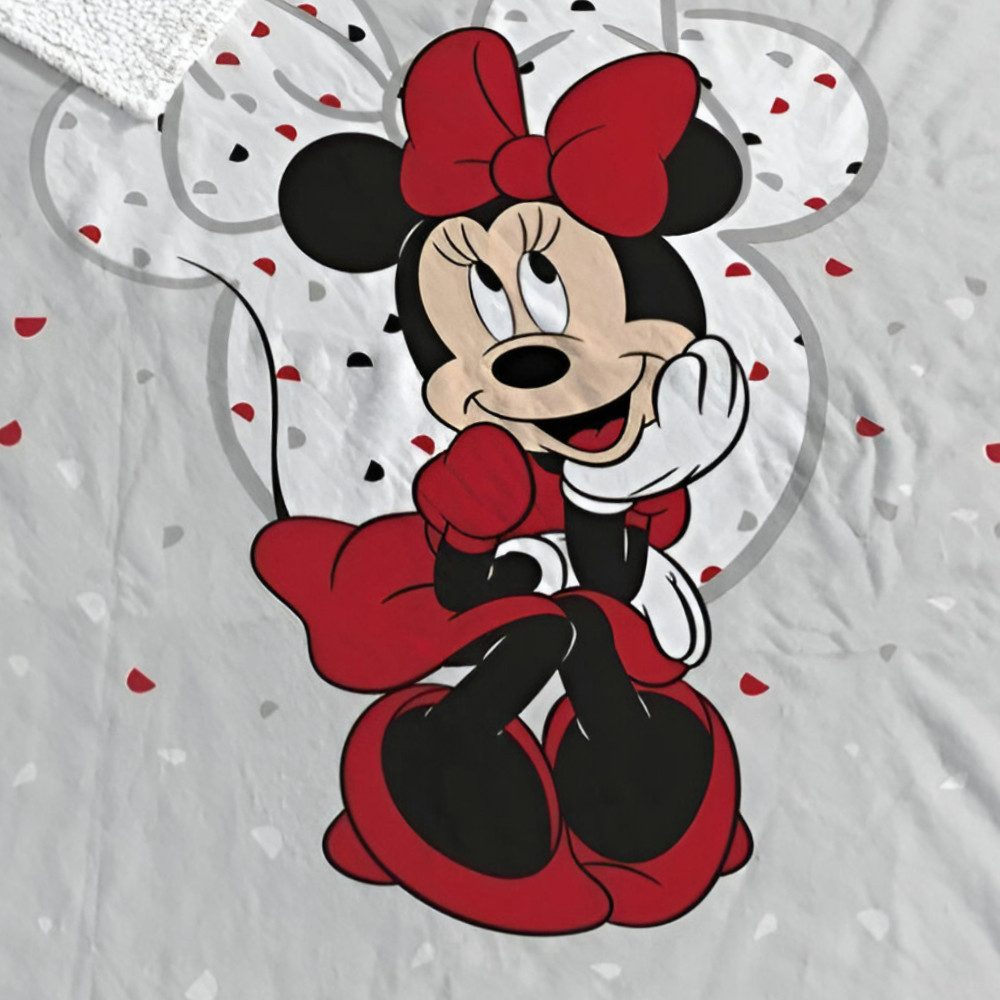 Wohndecke Disney Minnie Maus Coral Decke warme Kuscheldecke 130x170 cm, Dis günstig online kaufen