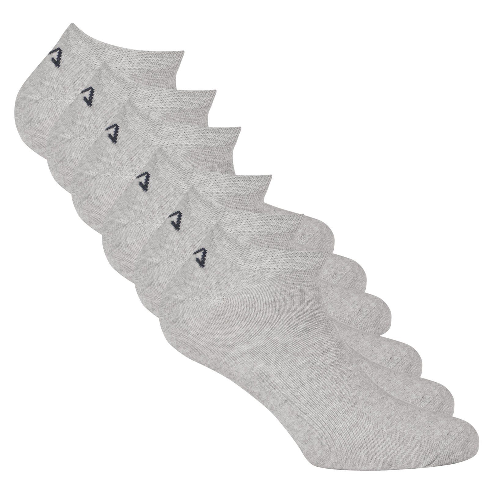 Fila Sneakersocken Unisex Sneaker Socken, 6er Pack - Invisible, kurze Grau