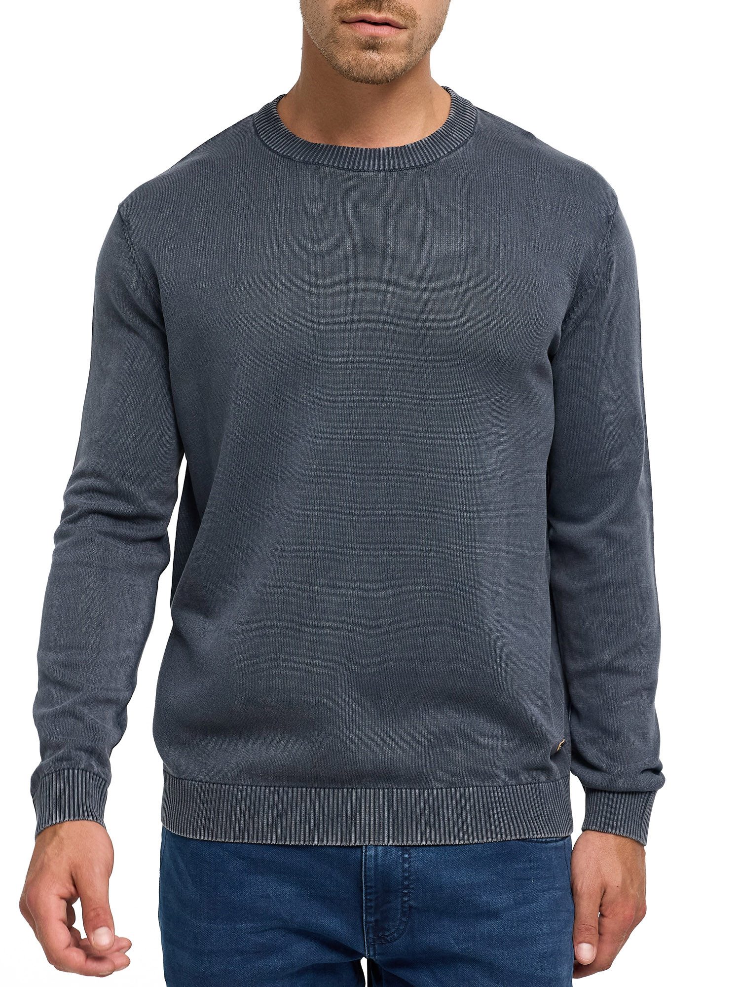 INDICODE Rundhalspullover INArkmill o-neck Baumwolle, regular fit