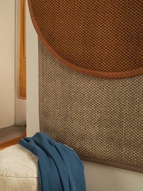 Sisalteppich Greta, benuta, rund, Höhe: 5 mm, Kunstfaser, Berber, Ethno-Style, Wohnzimmer