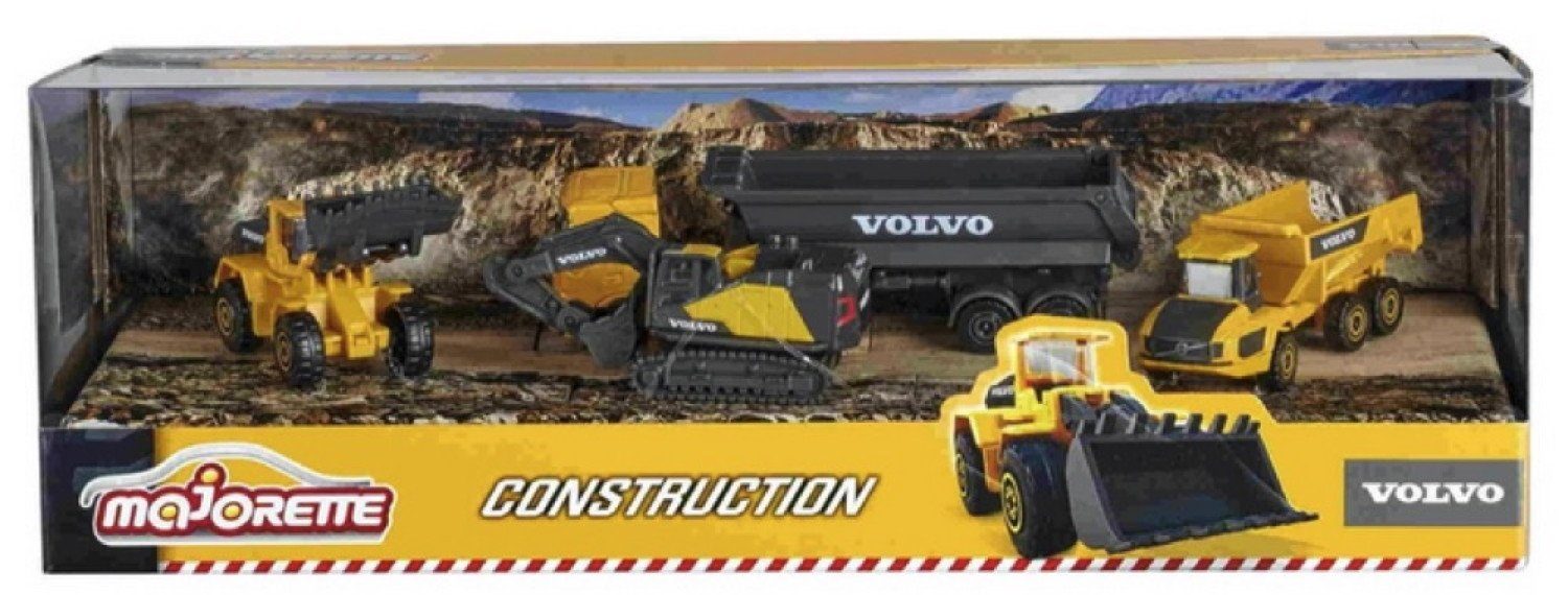 majORETTE Spielzeug-Bagger Construction Volvo 4er Pack Geschenkset 21205728 günstig online kaufen