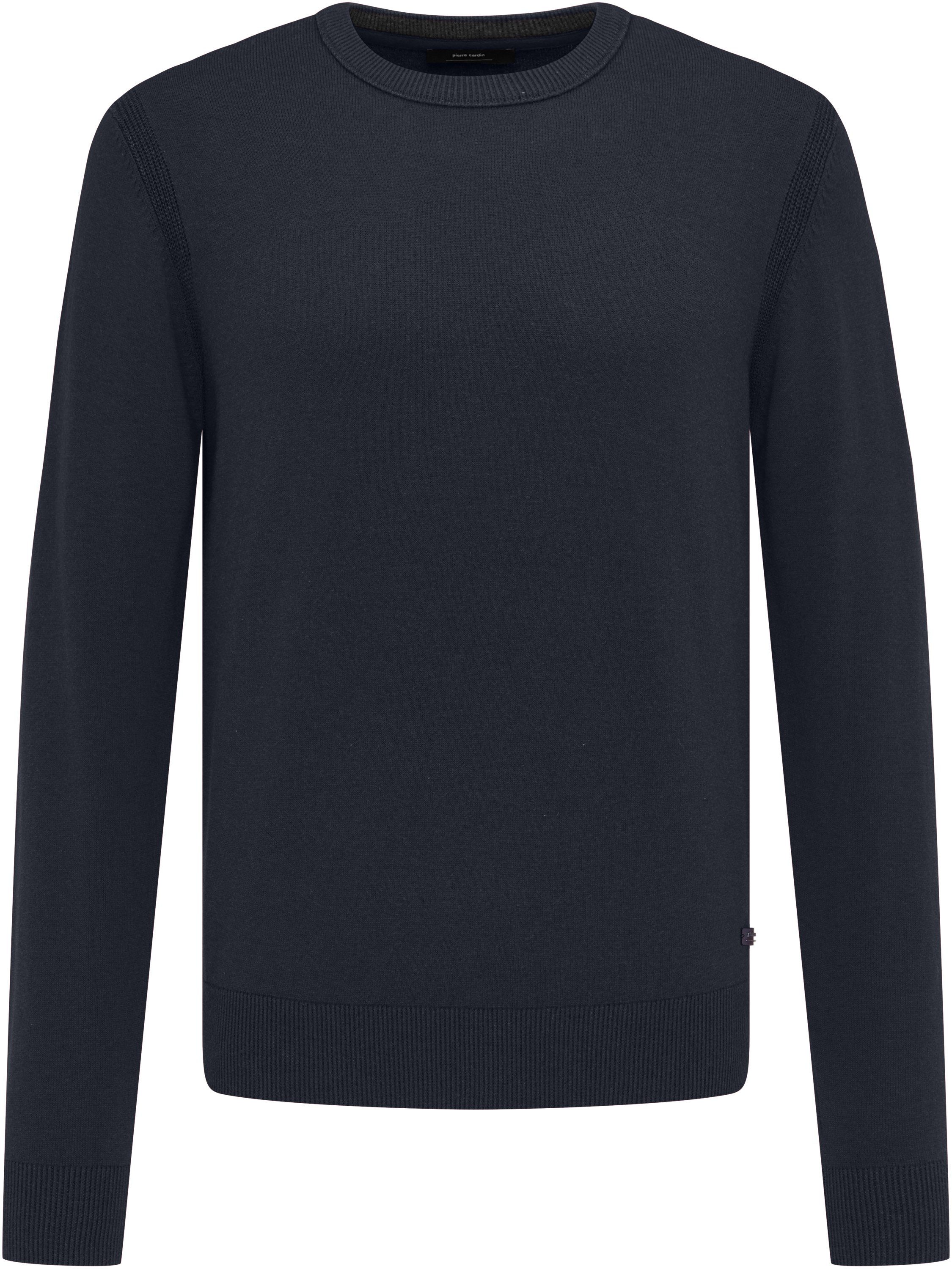 Pierre Cardin Klassische Bluse PIERRE CARDIN Strickpullover Rundhals marine 55300 12548.3000 - TRAVEL