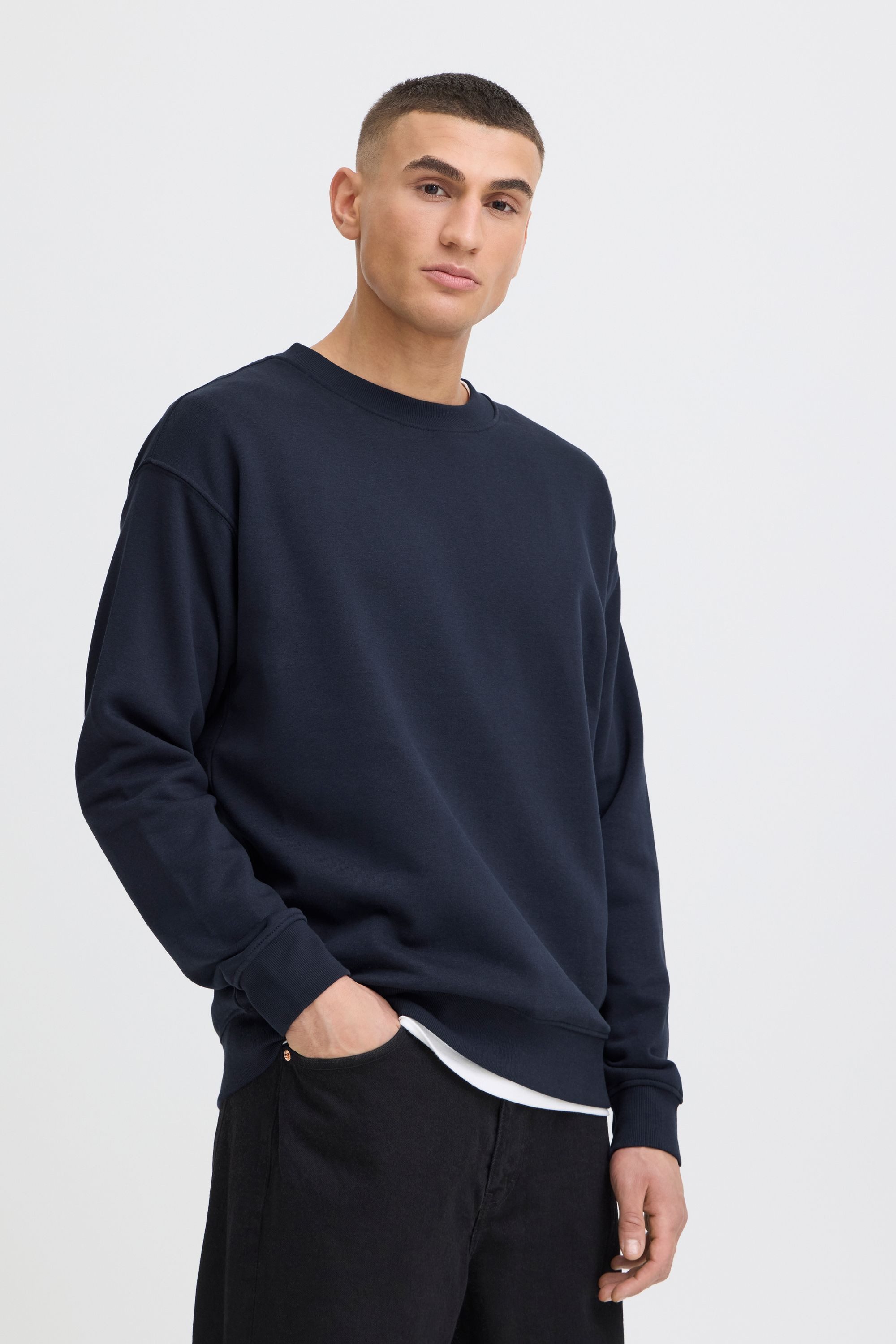 !Solid Rundhalspullover SDLenz Modischer Pullover. € 39,99