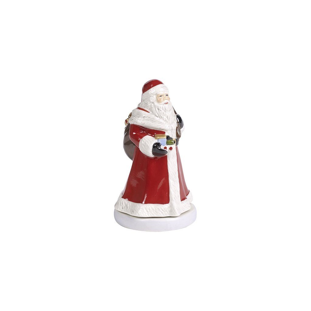 Villeroy & Boch Dekofigur Nostalgic Melody Santa drehend, rot, 8 x 8 x 15 cm (1 St)