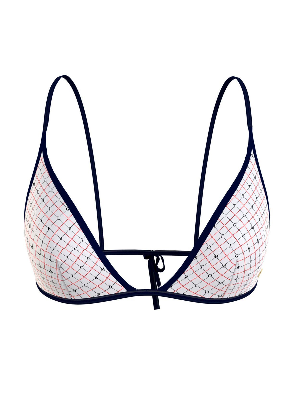 Tommy Hilfiger Swimwear Triangel-Bikini-Top, mit dezentem Karodruck online  kaufen | OTTO