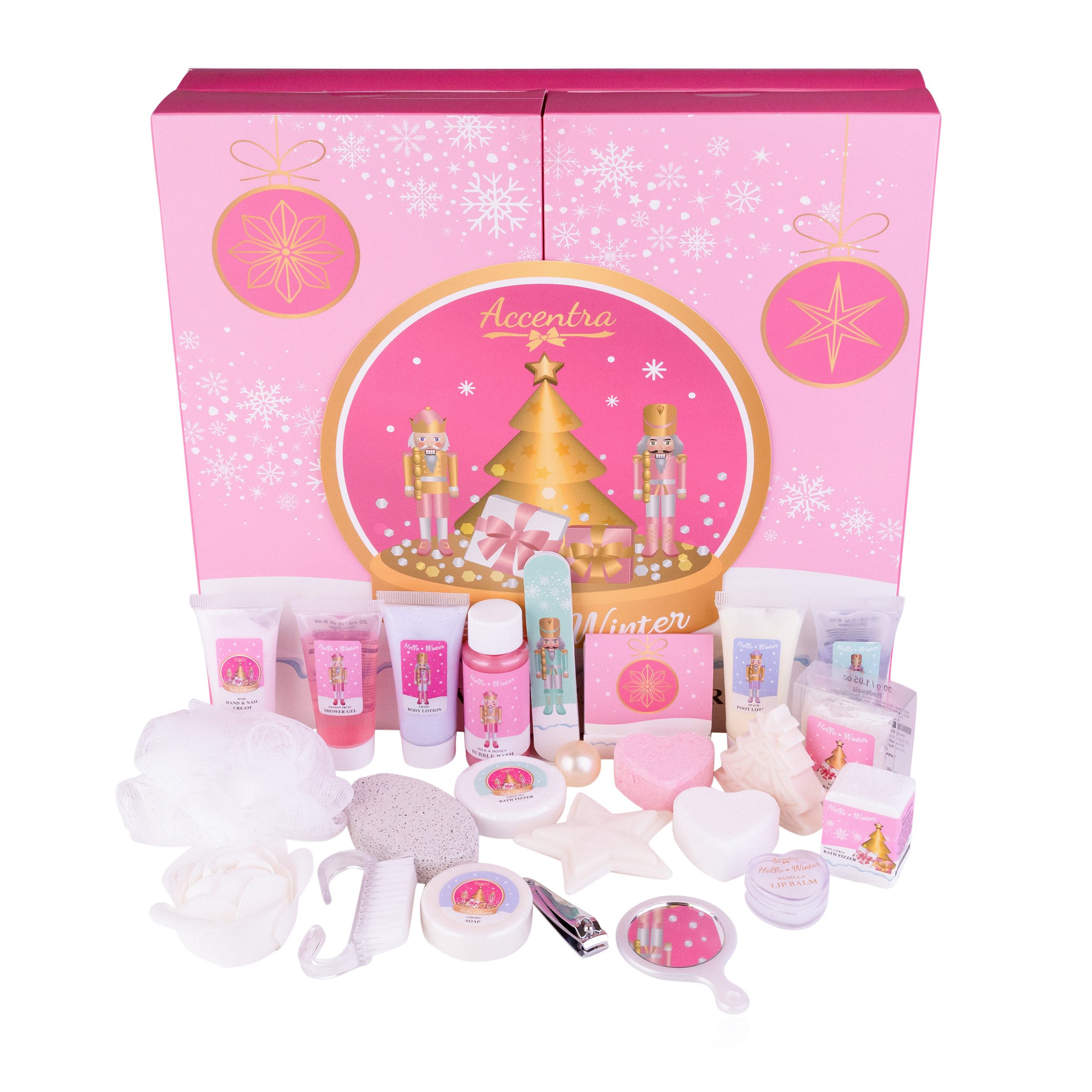 ACCENTRA Adventskalender Happy Holidays Adventskalender 2025 Aufklappbar (24-tlg), Aufklappbar