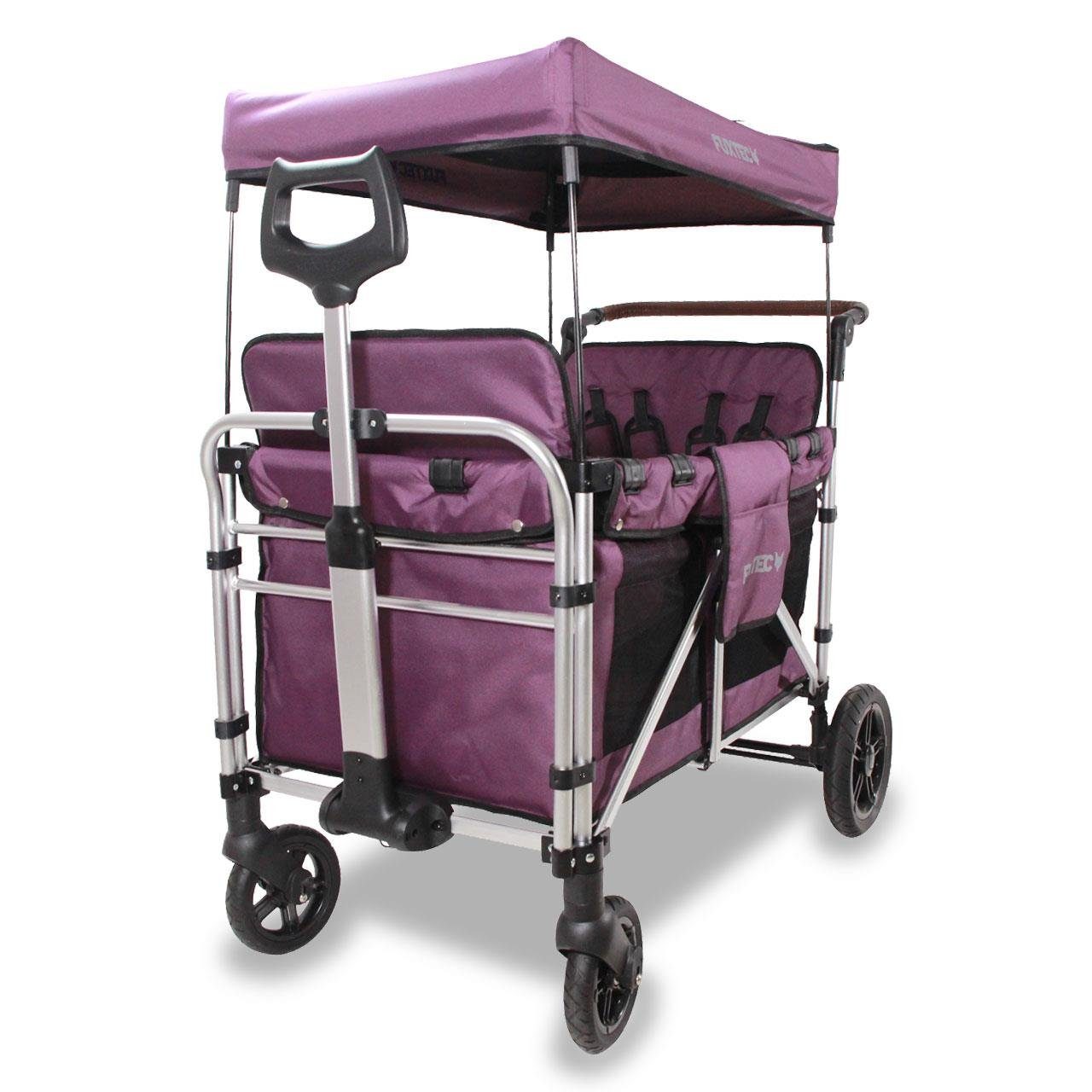 FUXTEC Bollerwagen FX-CTXL900, 4-Sitzer, gepolsterter Innenraum, großes Transportvolumen, bis zu 75kg