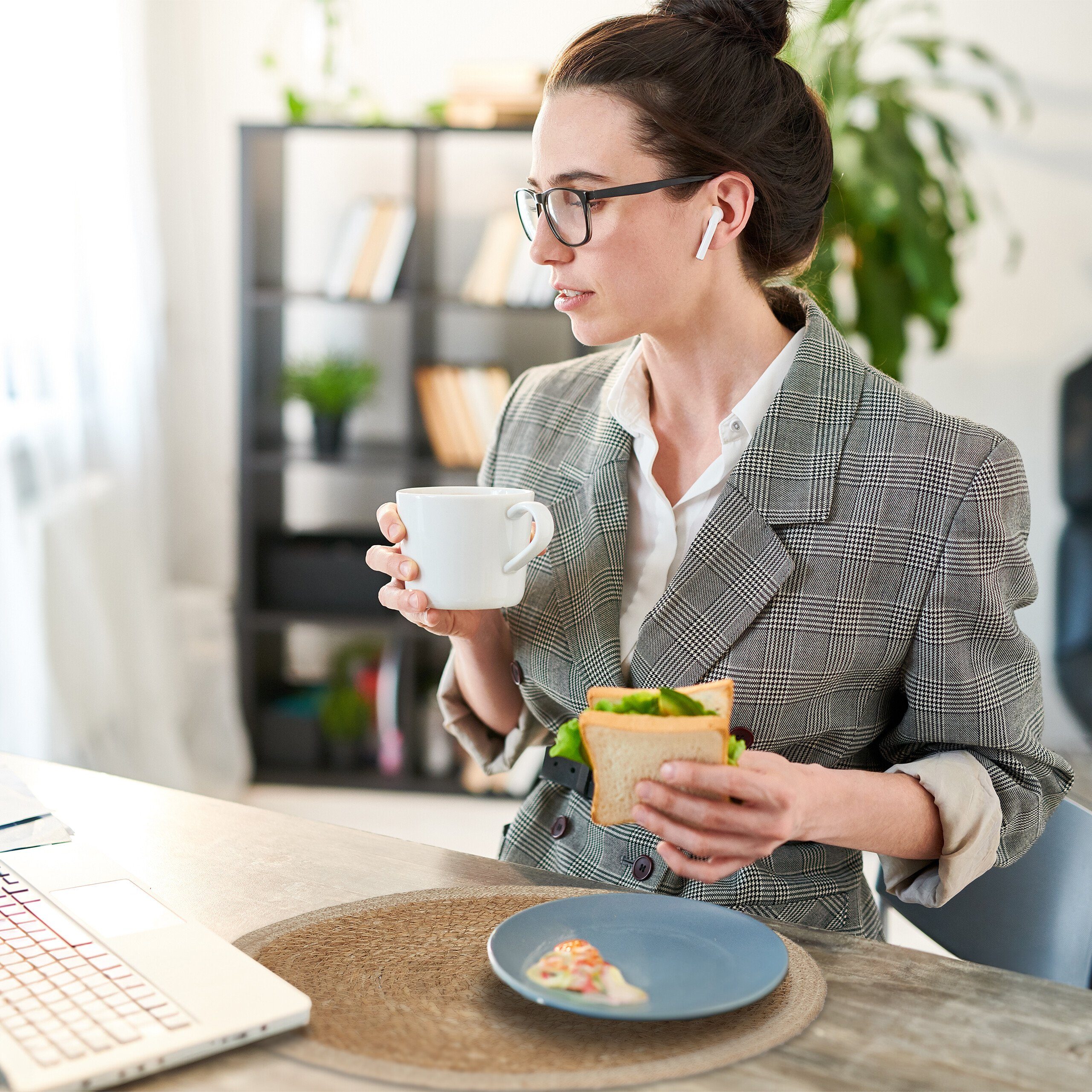 relaxdays Platzset Tischset 10-teilig Wasserhyazinthe