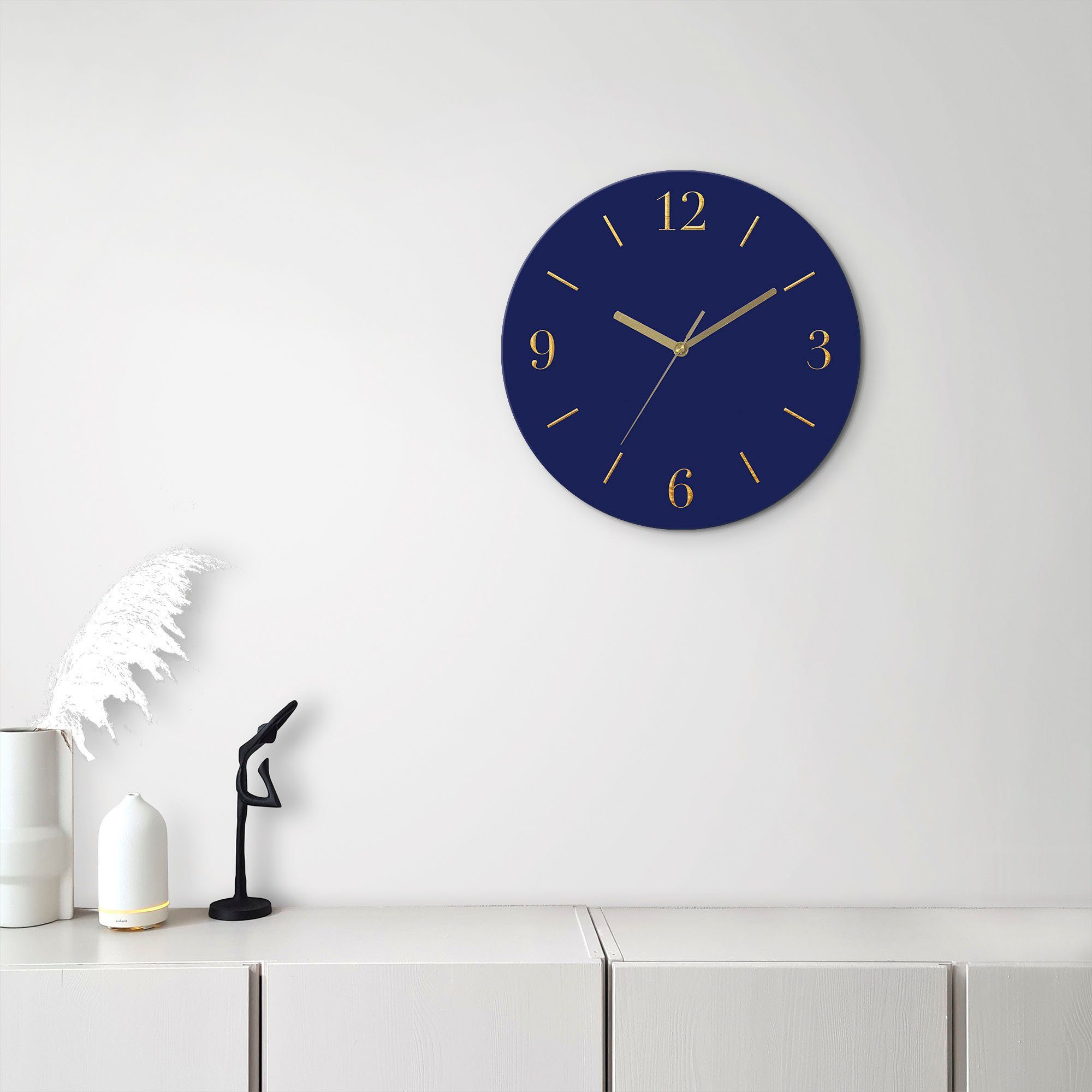 Leonique Wanduhr Aurum (wahlweise mit Quarz- oder Funkuhrwerk, lautlos ohne günstig online kaufen