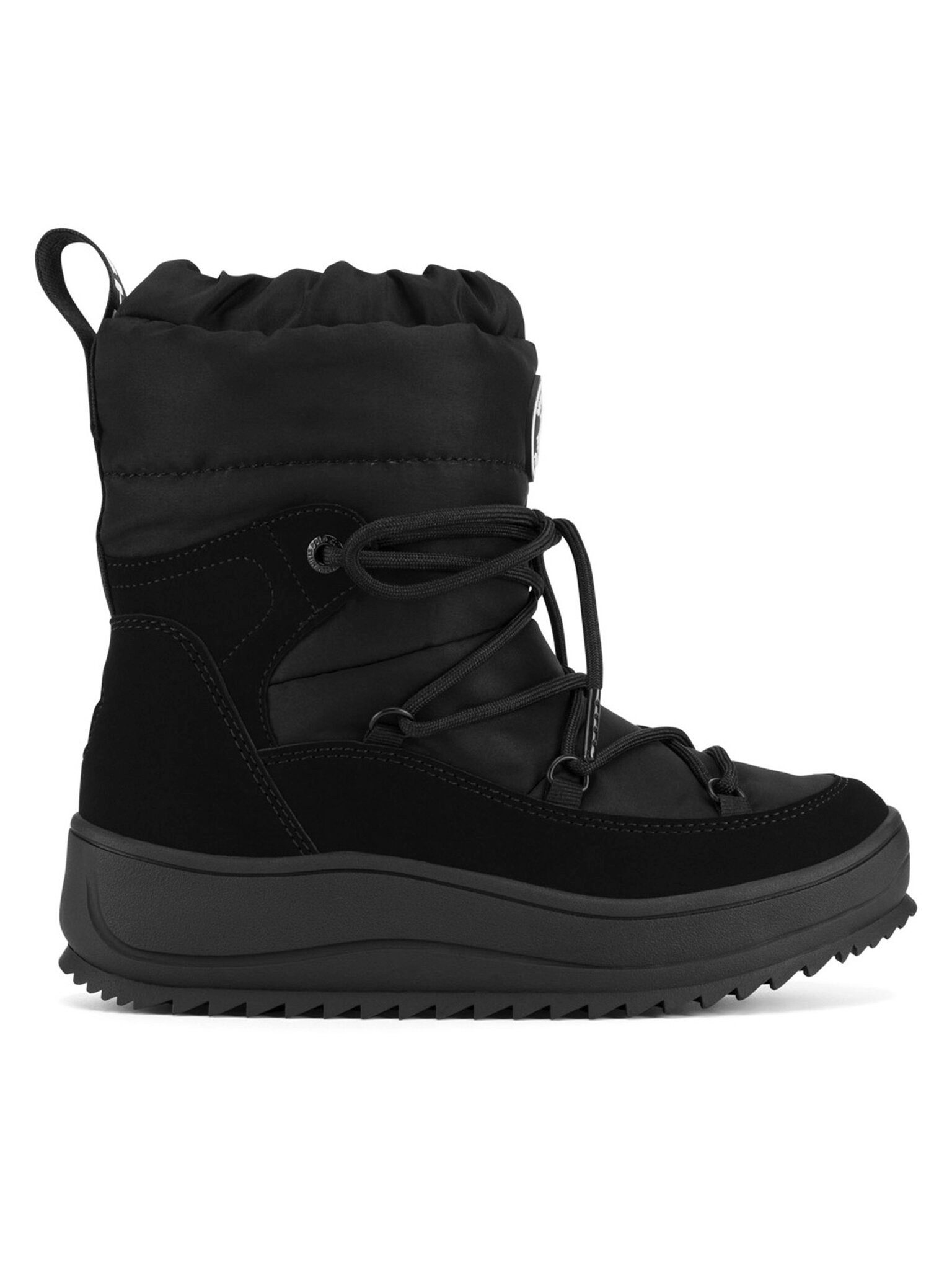 Beverly Hills Polo Club Damen-Schneestiefel Schwarz V12-798 Winterstiefel