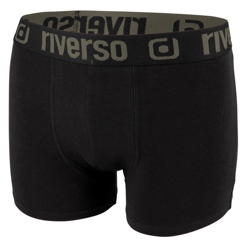 riverso Boxershorts Retroshorts (Vorteilspack, Farbmix 6-St) 4 RIVJONNY Stretch Herren (RVS1BCX6PK4M) Boxer Basic mit Unterhosen