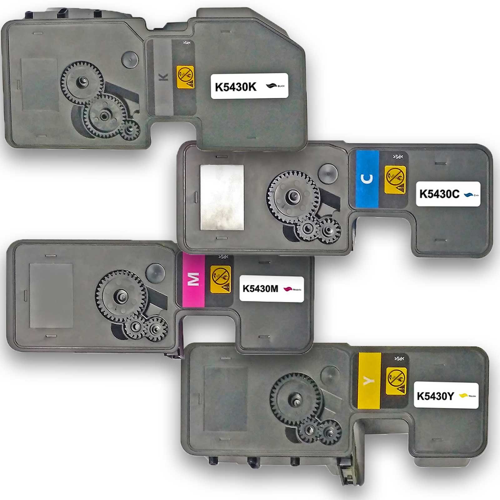 Gigao Tonerkartusche Kompatibel Kyocera TK-5430 Multipack 4-Farben (Schwarz, Cyan, Magenta | Tonerpatronen