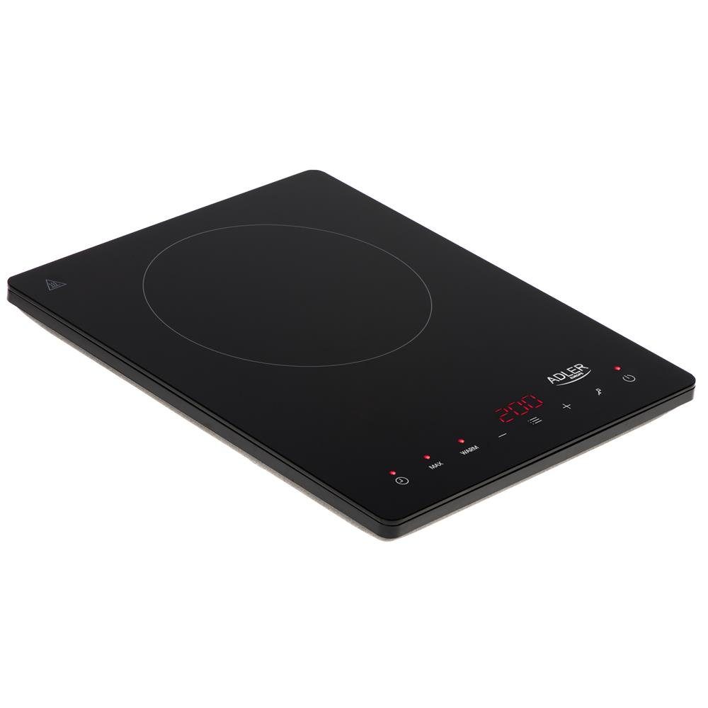 Adler Induktions-Kochfeld, AD 6513, 2000W, 190 mm, Induktionskochplatte, Elektro Kochplatte
