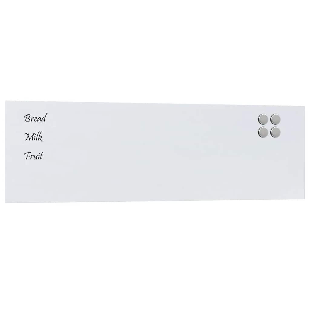 vidaXL Magnettafel, Magnettafel Wandmontage Weiß 100x30 günstig online kaufen