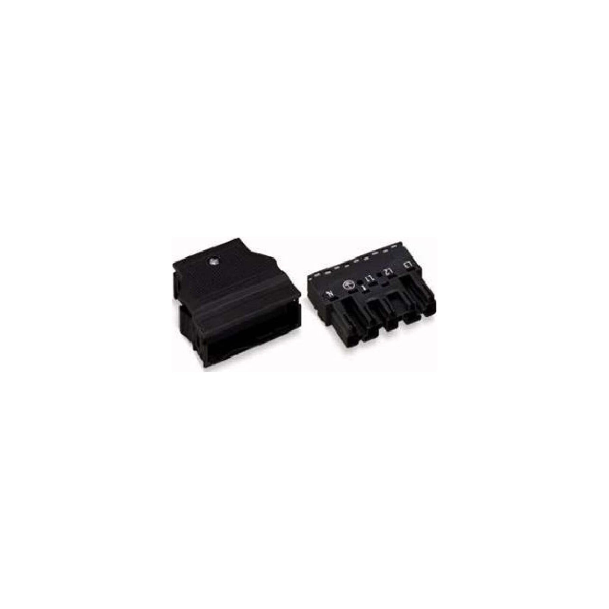 WAGO Schuko-Stecker WAGO GmbH& Co. KG Stecker 0,5-4mmq schwarz 770-315