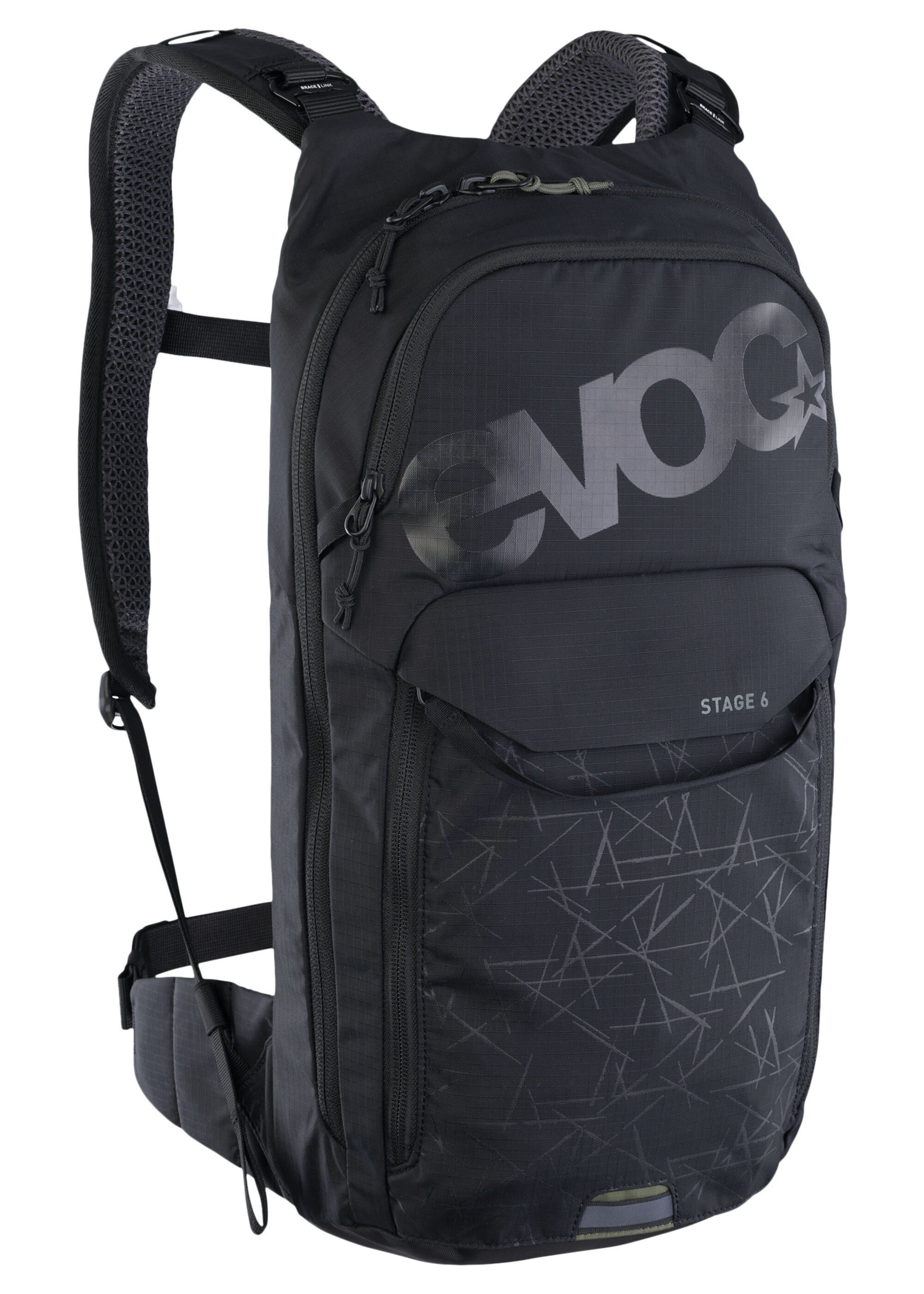 EVOC Cityrucksack STAGE 6 + HYDRATION BLADDER 2 (Kein Set, 1-tlg), mit Werkzeugfach