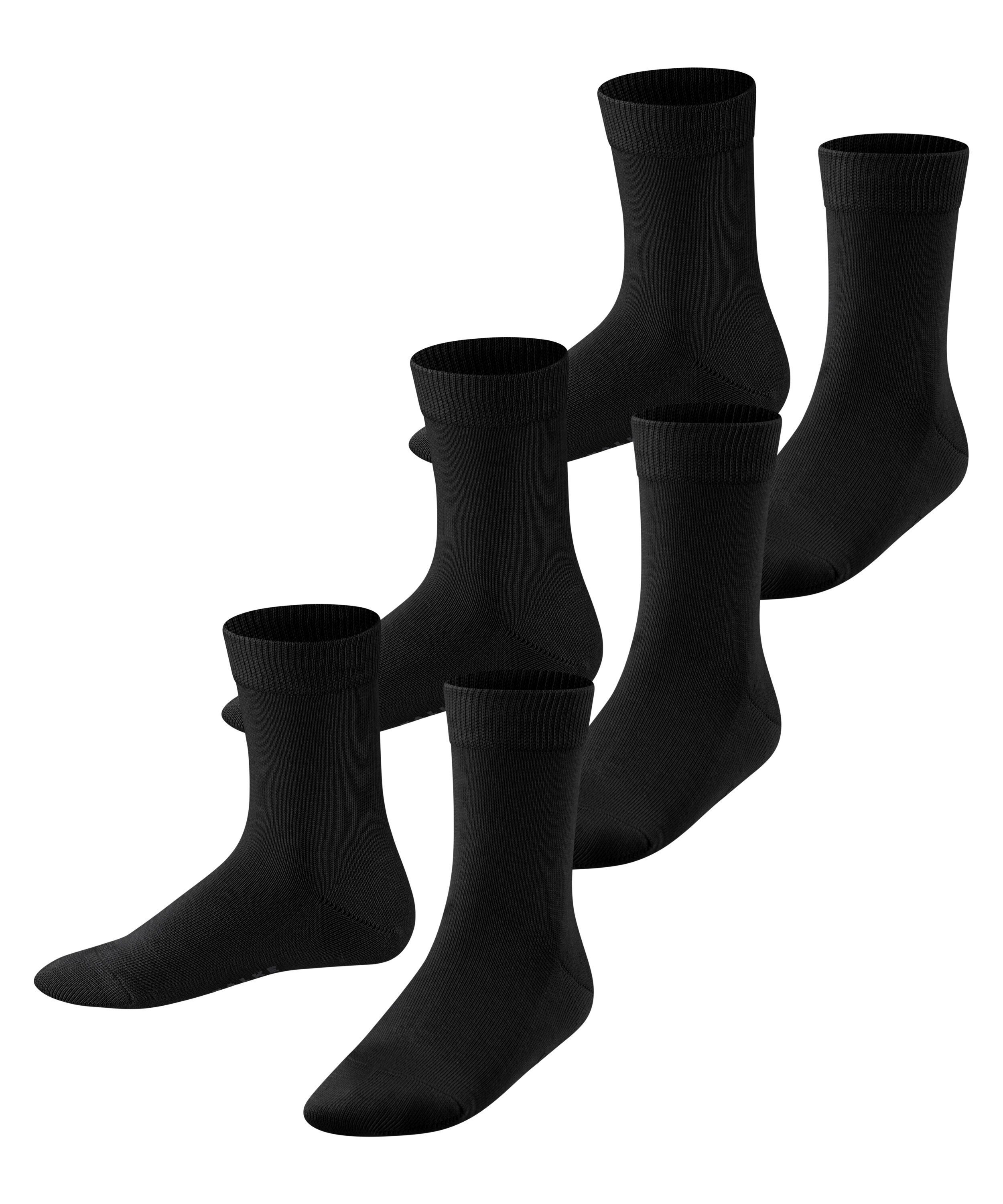 FALKE Socken Family 3-Pack (3-Paar) black (3000)