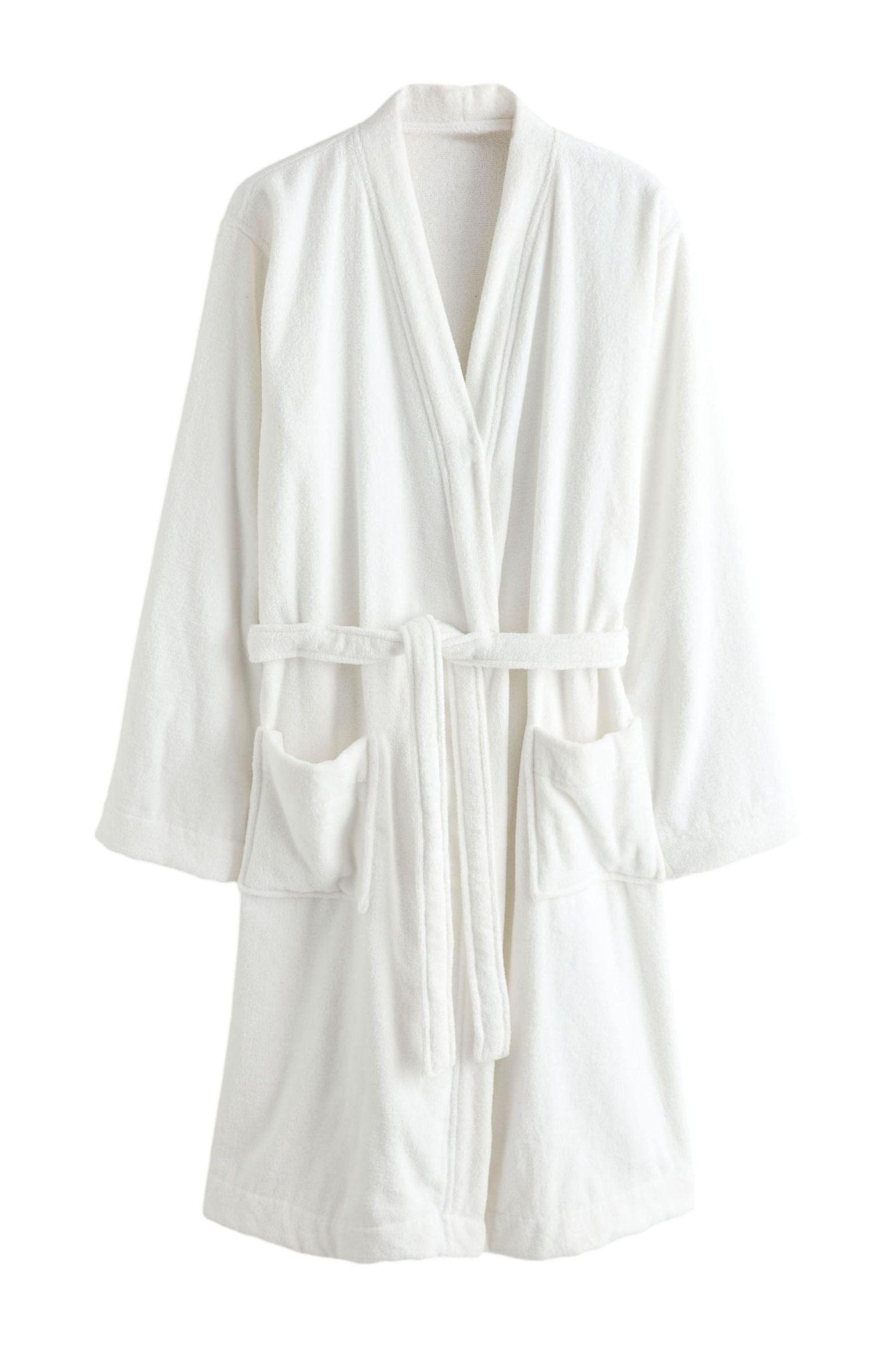 Next Herrenbademantel Signature Bademantel aus Baumwollfrottee, günstig online kaufen