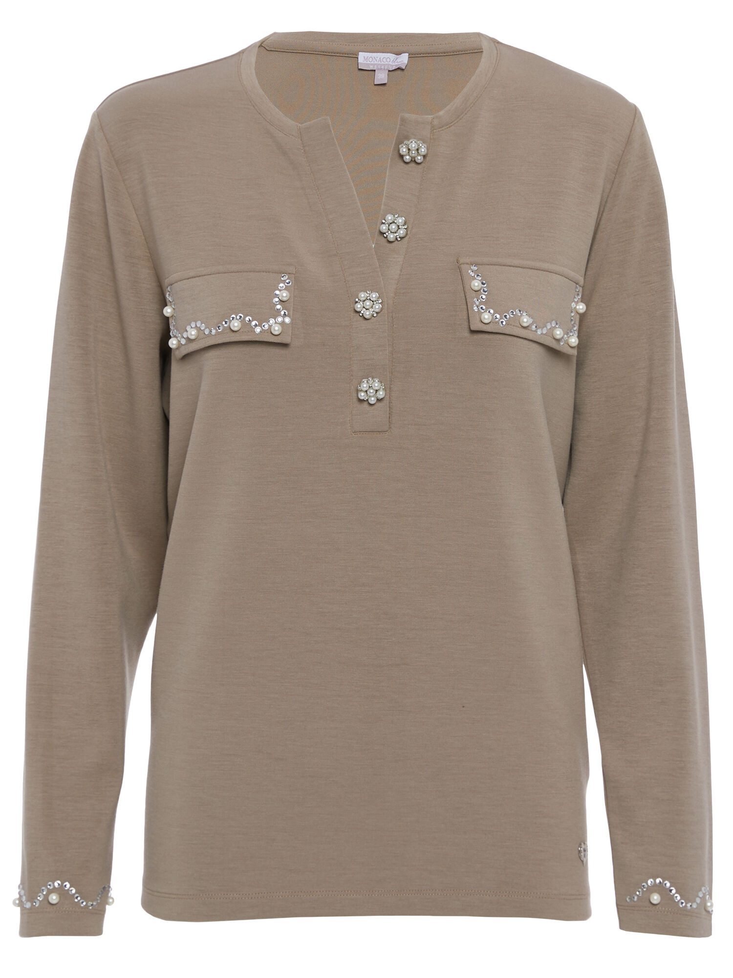 MONACO blue WEEKEND Sweatshirt Bluse Figurumspielend günstig online kaufen