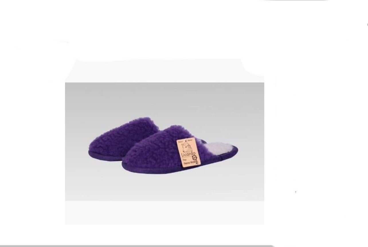 Pantoffel - Hausschuhe aus 100 % Schurwolle in 8 Farben Pantoffel