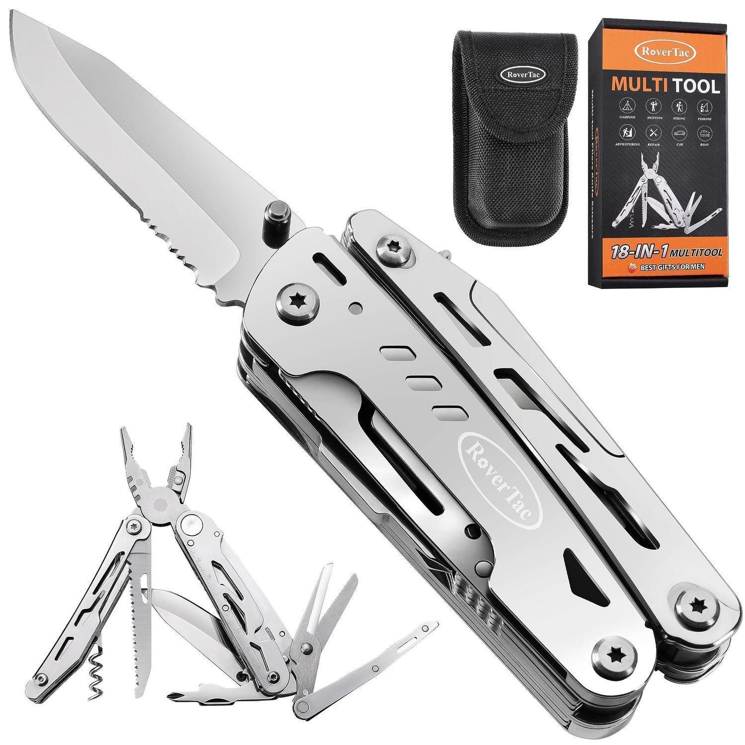 LuxusKollektion Multitool Multitool 18in1 Edelstahl Silber