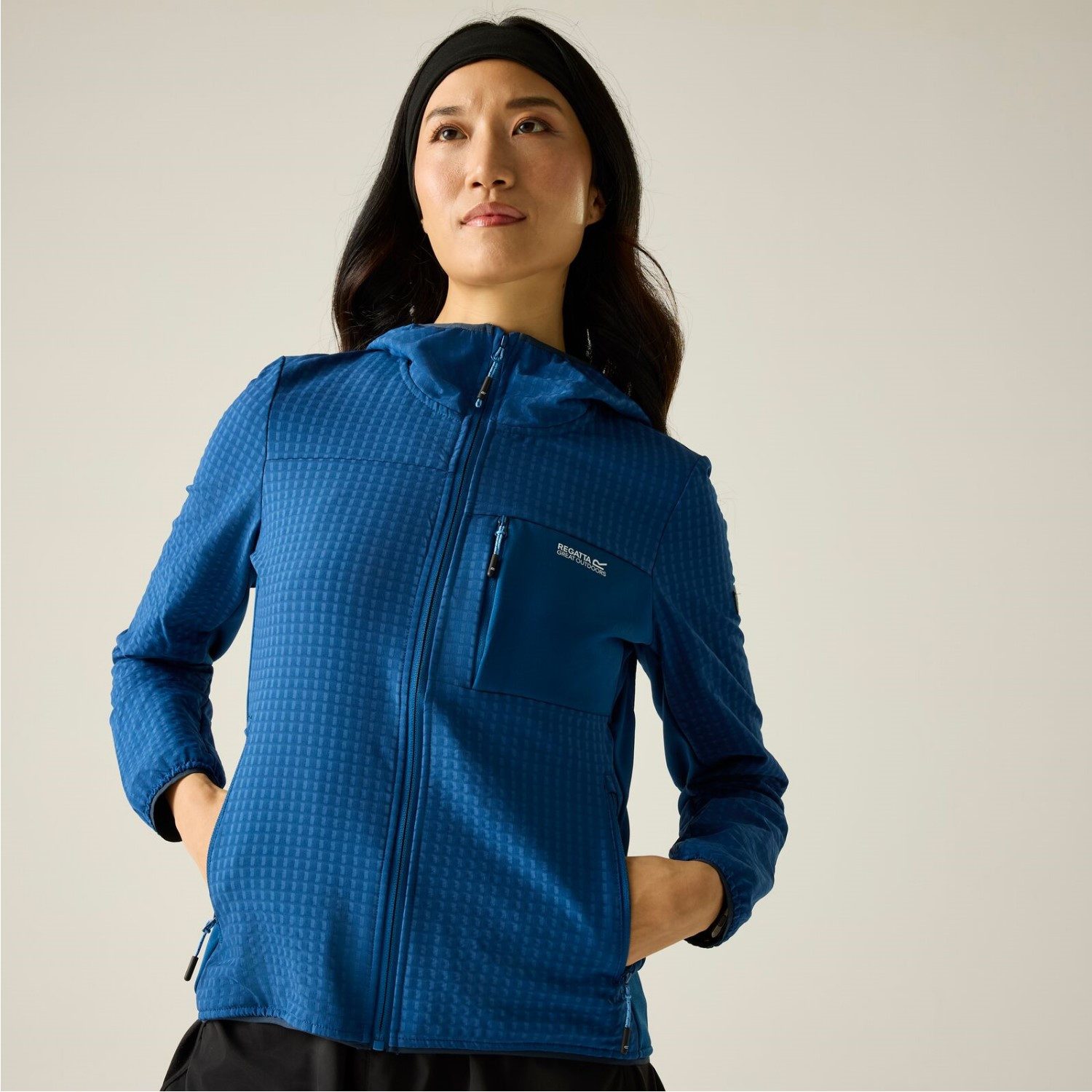 Regatta Strickfleecejacke Jacke mit Kapuze Kemilia Midlayer