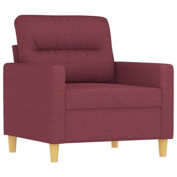 vidaXL Sofa Sofasessel Weinrot 60 cm Stoff