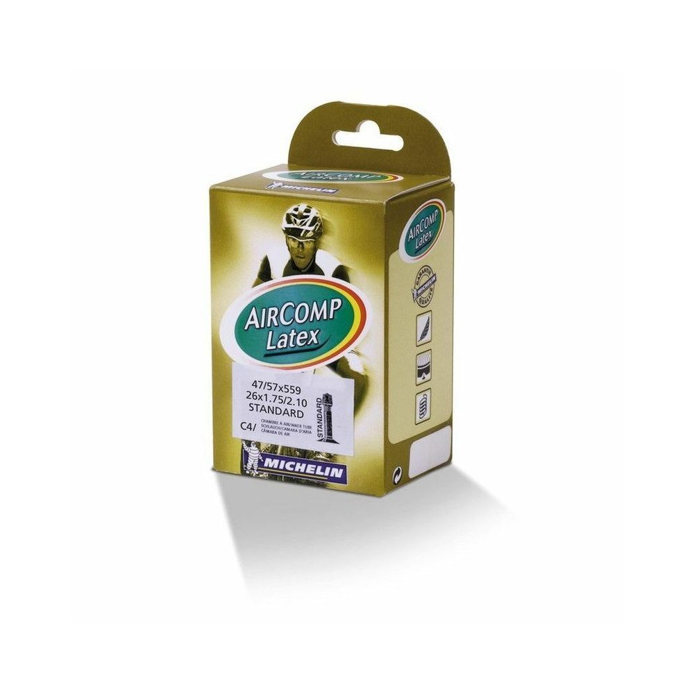 Michelin Fahrradschlauch Schlauch 47/57-559 26 SV 40 mm Latex C4 [Schläuche]