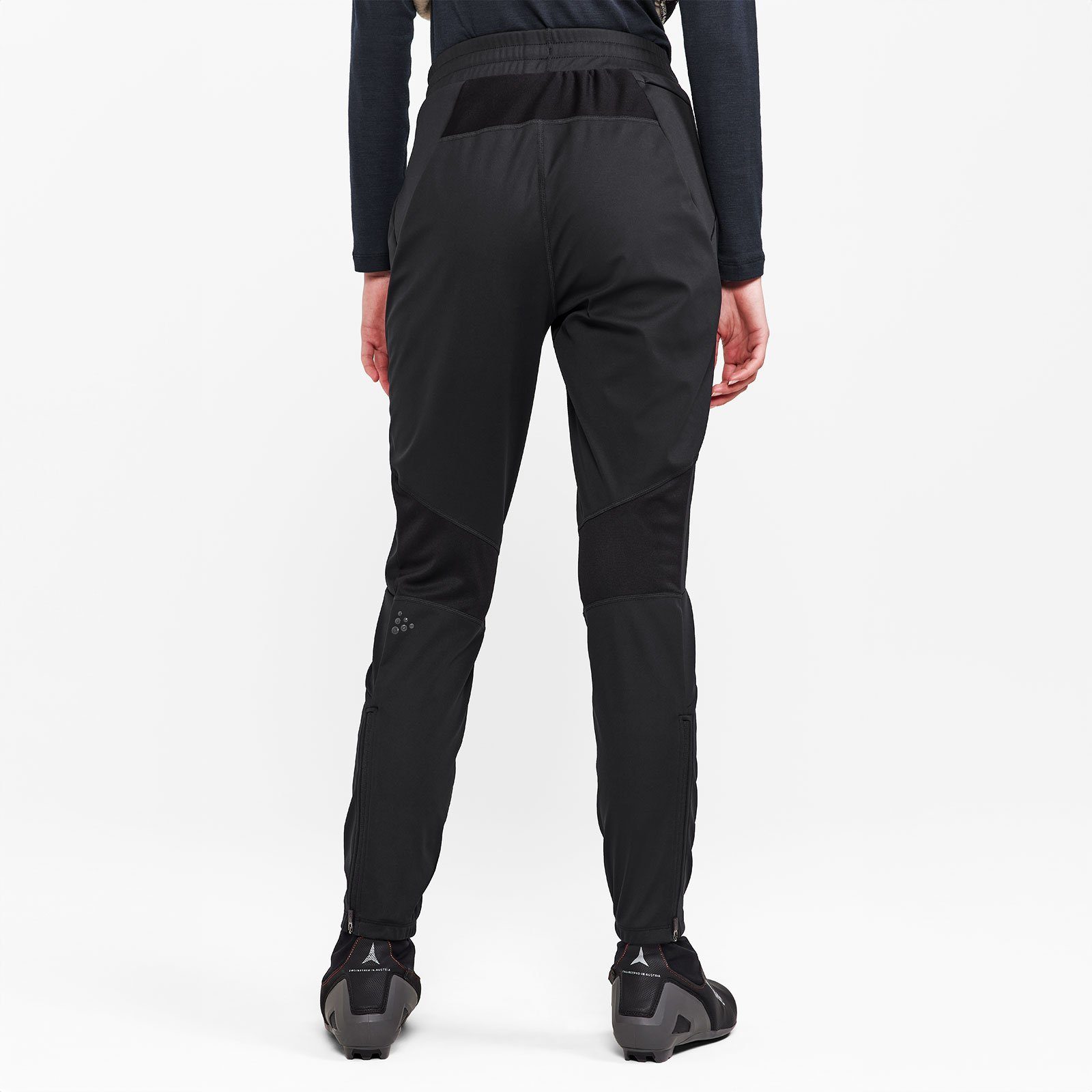 Craft Softshellhose Core Nordic Training Pants mit aufgedrucktem Markenlogo
