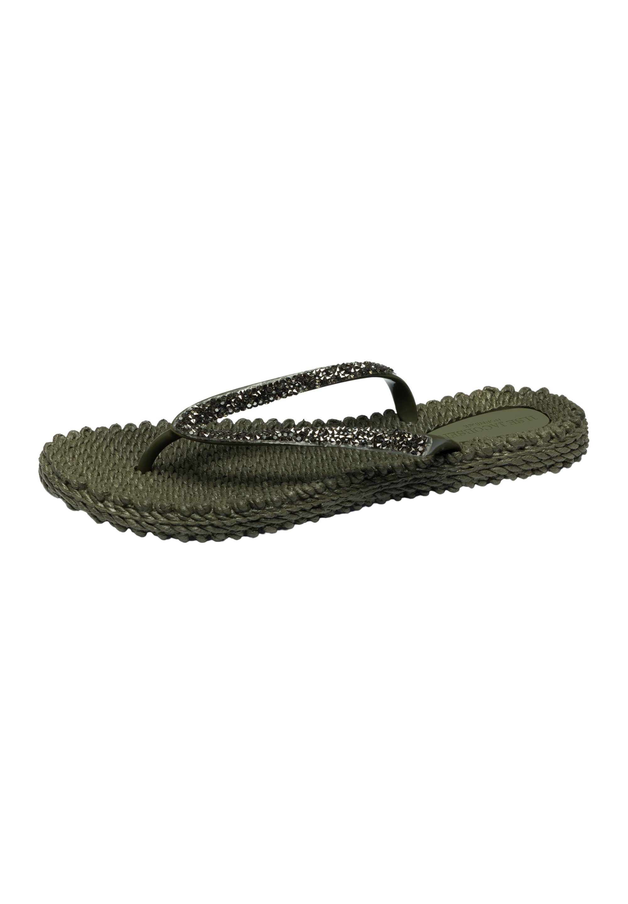 Ilse Jacobsen CHEERFUL03G Zehentrenner gemusterte Innensohle,Glitzersteine, günstig online kaufen
